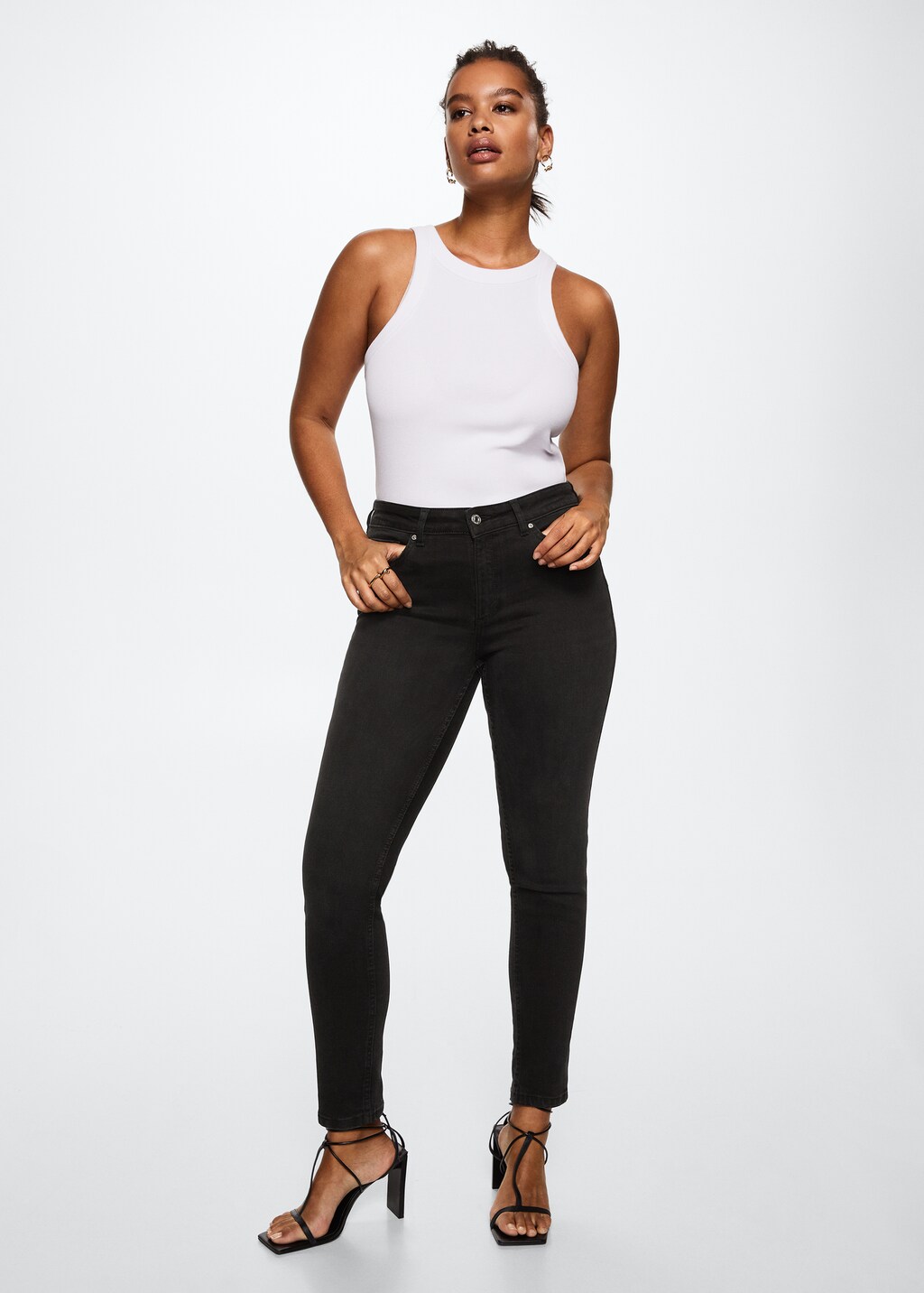 Mango jeans femme push up hotsell