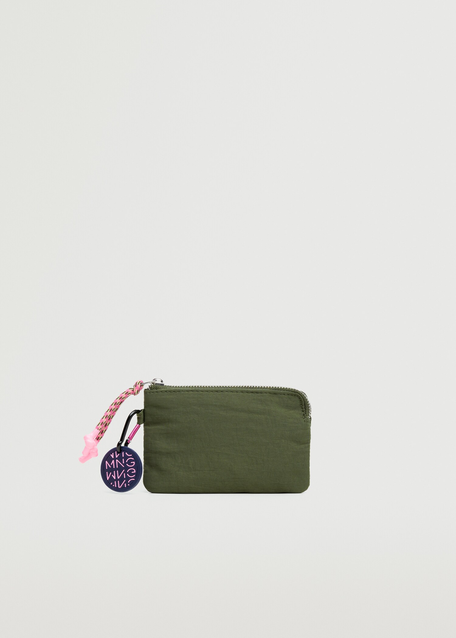 Logo coin purse with zip - Article without model