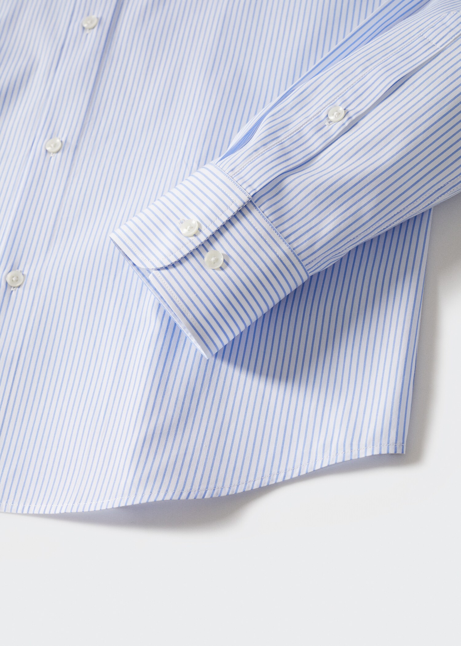 Slim fit thousand striped suit shirt - Details of the article 8