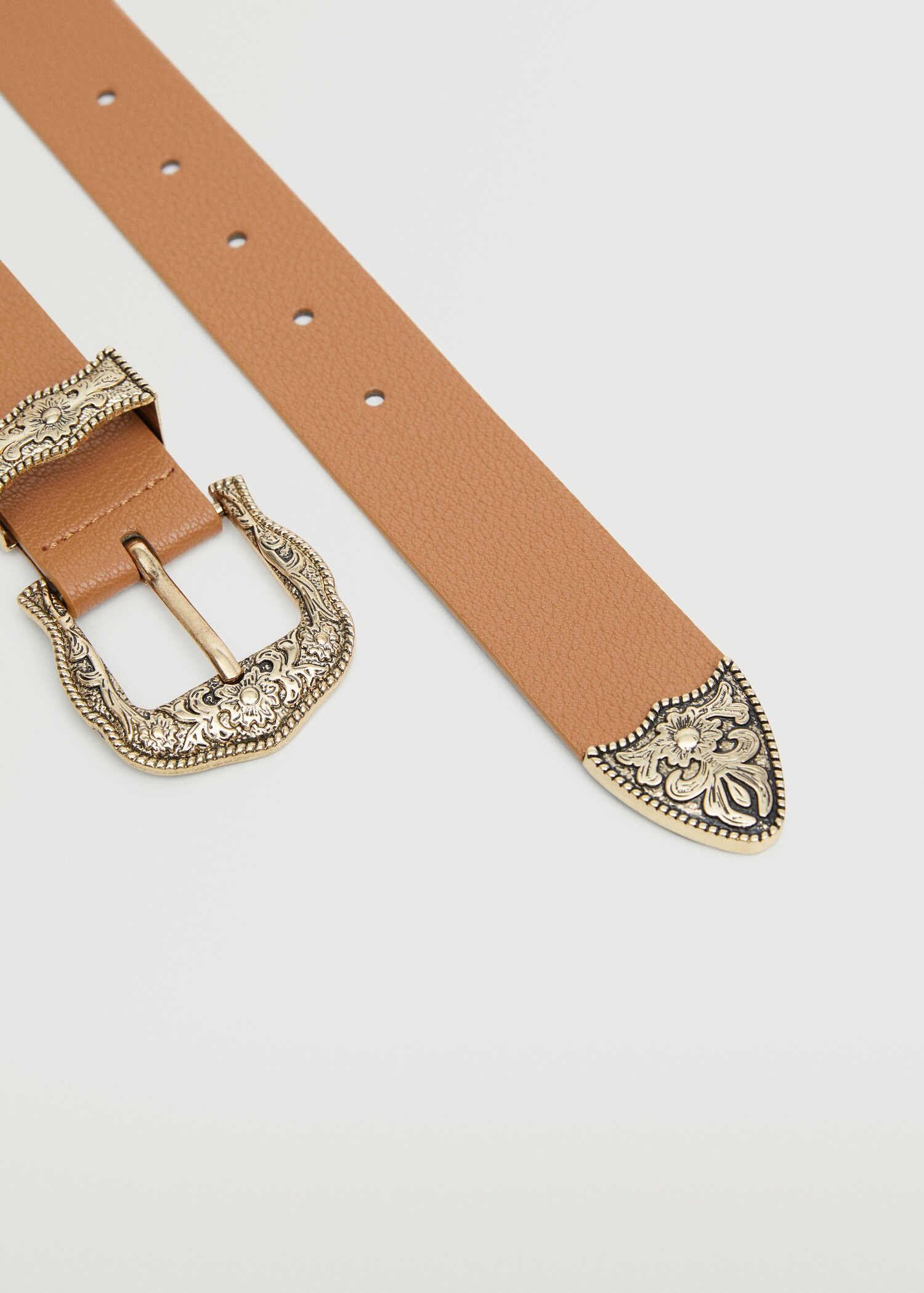 Embossed buckle belt - Details of the article 2