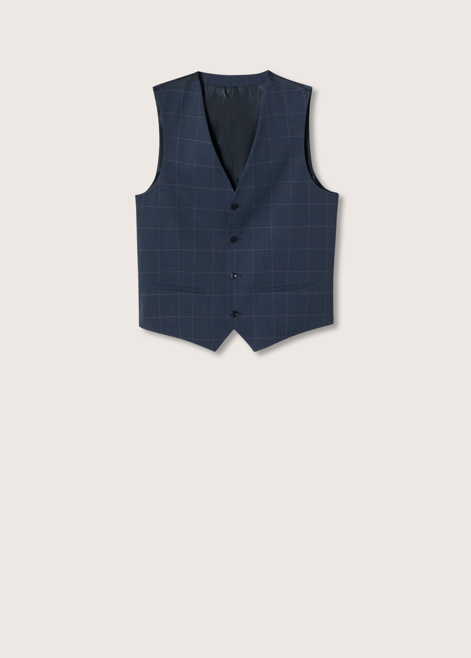 Super slim-fit suit waistcoat - Article without model