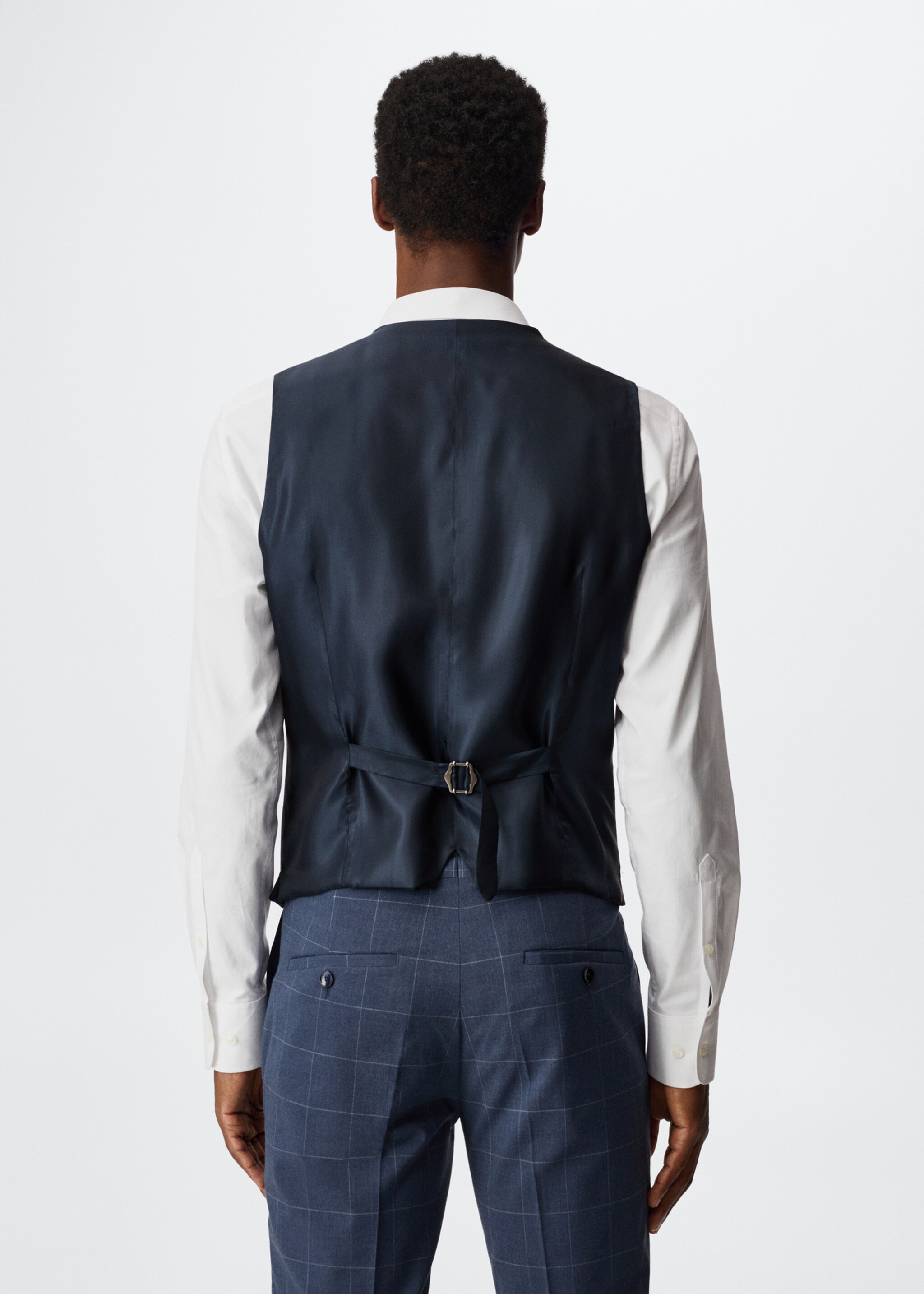Colete de fato super slim fit - Verso do artigo