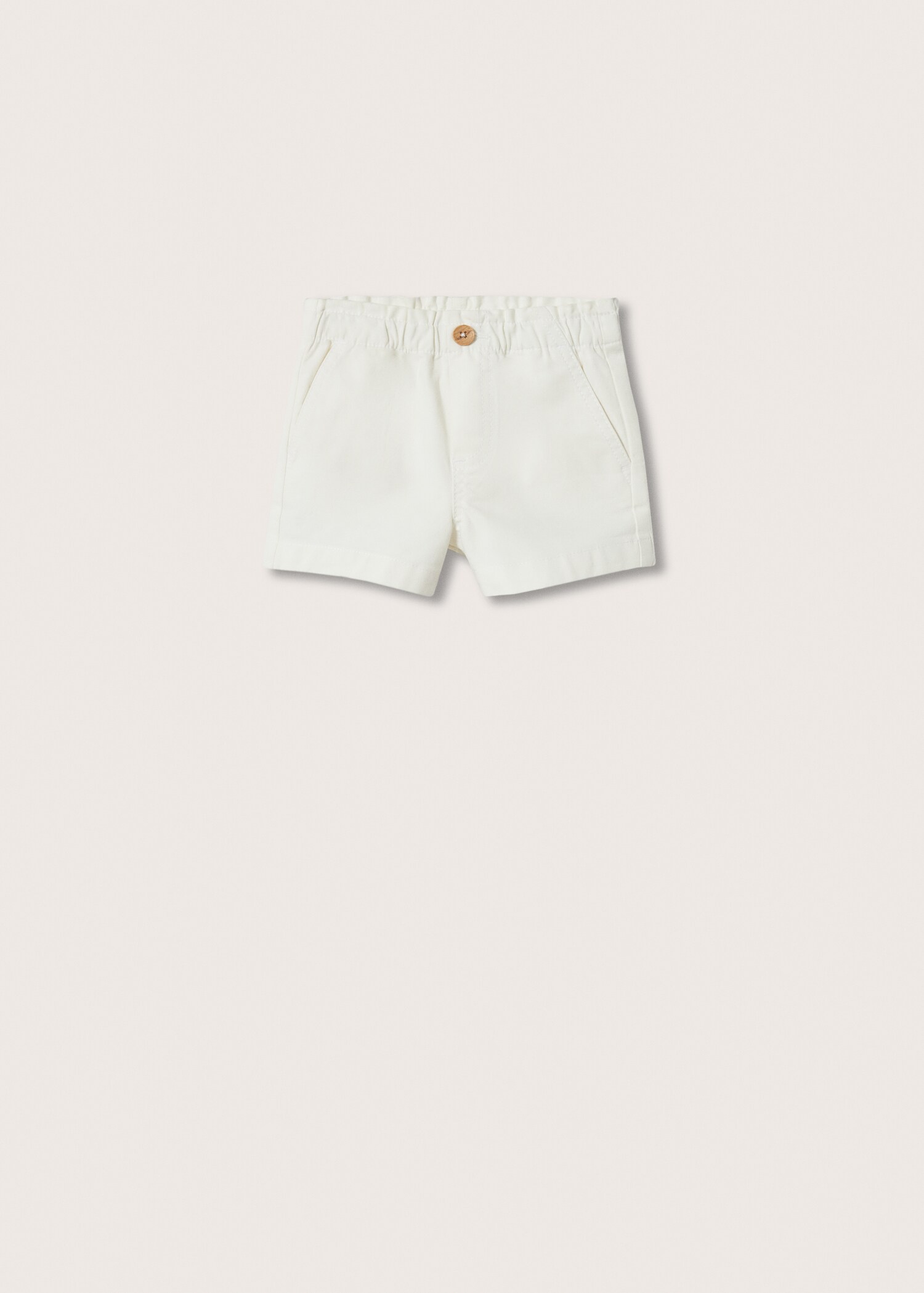 Cotton drawstring waist shorts - Article without model
