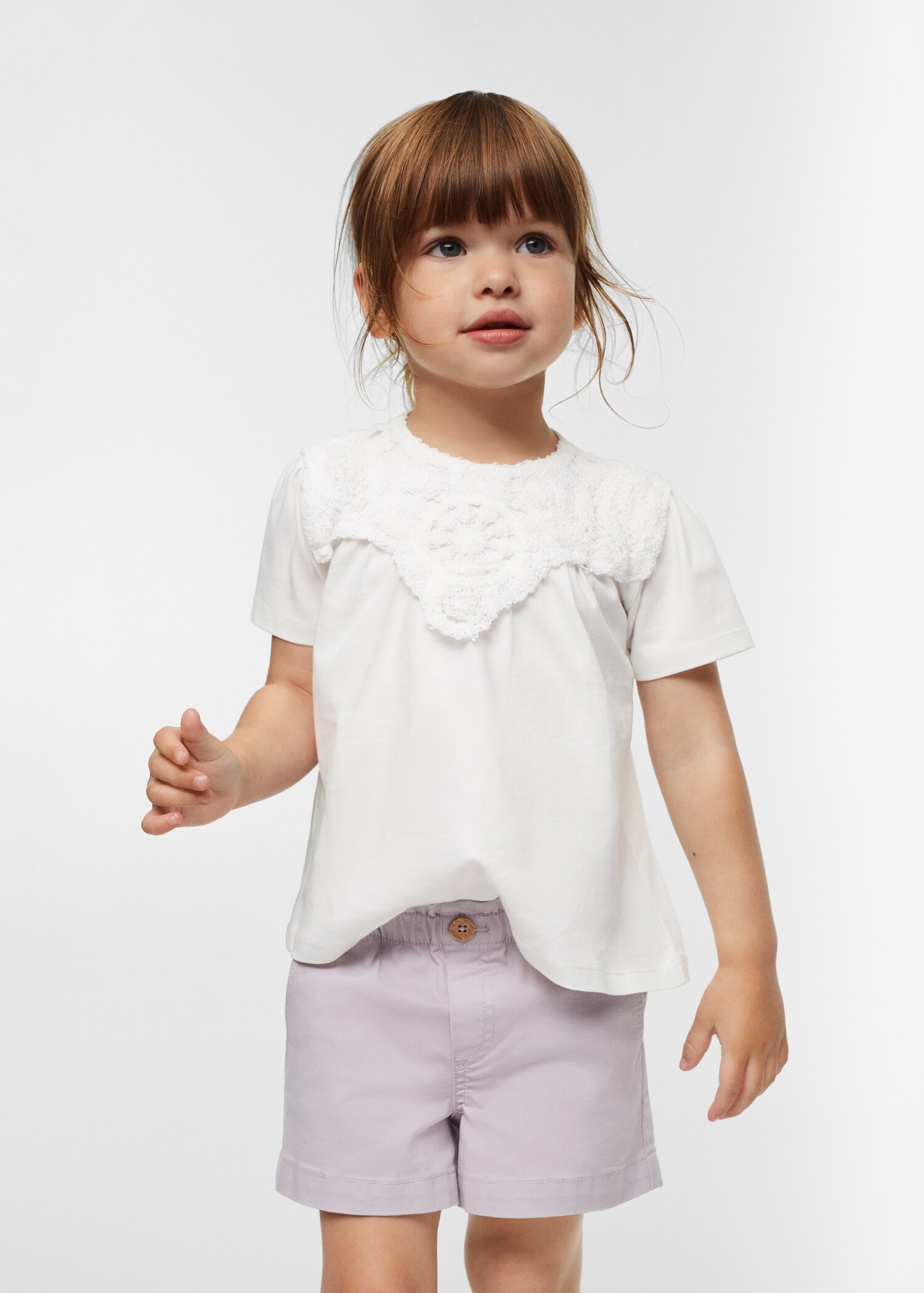 Cotton drawstring waist shorts - Medium plane