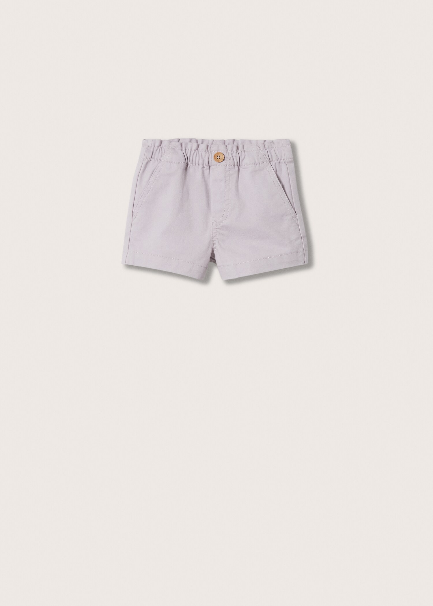 Cotton drawstring waist shorts - Article without model