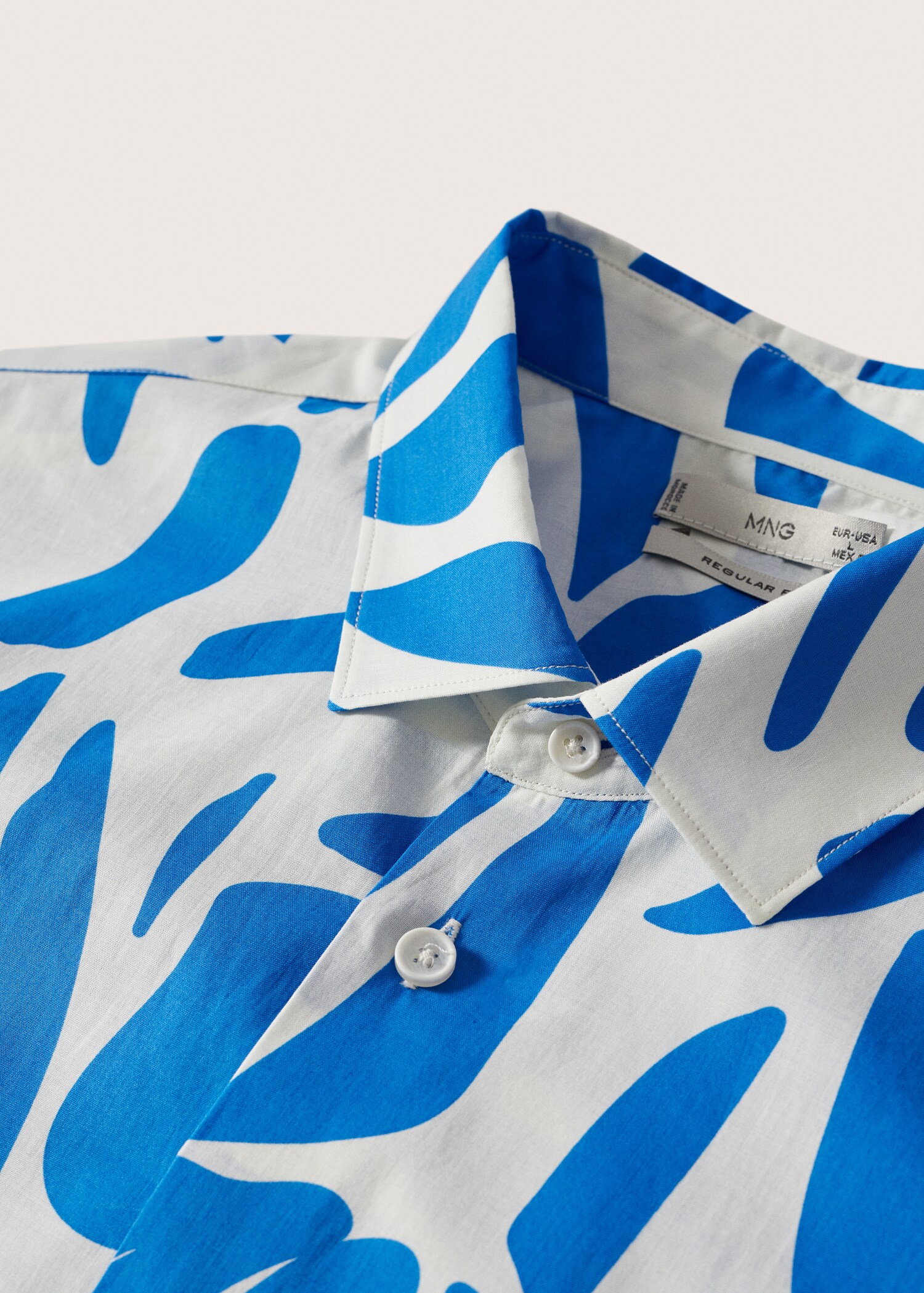 Printed cotton shirt - Details of the article 8