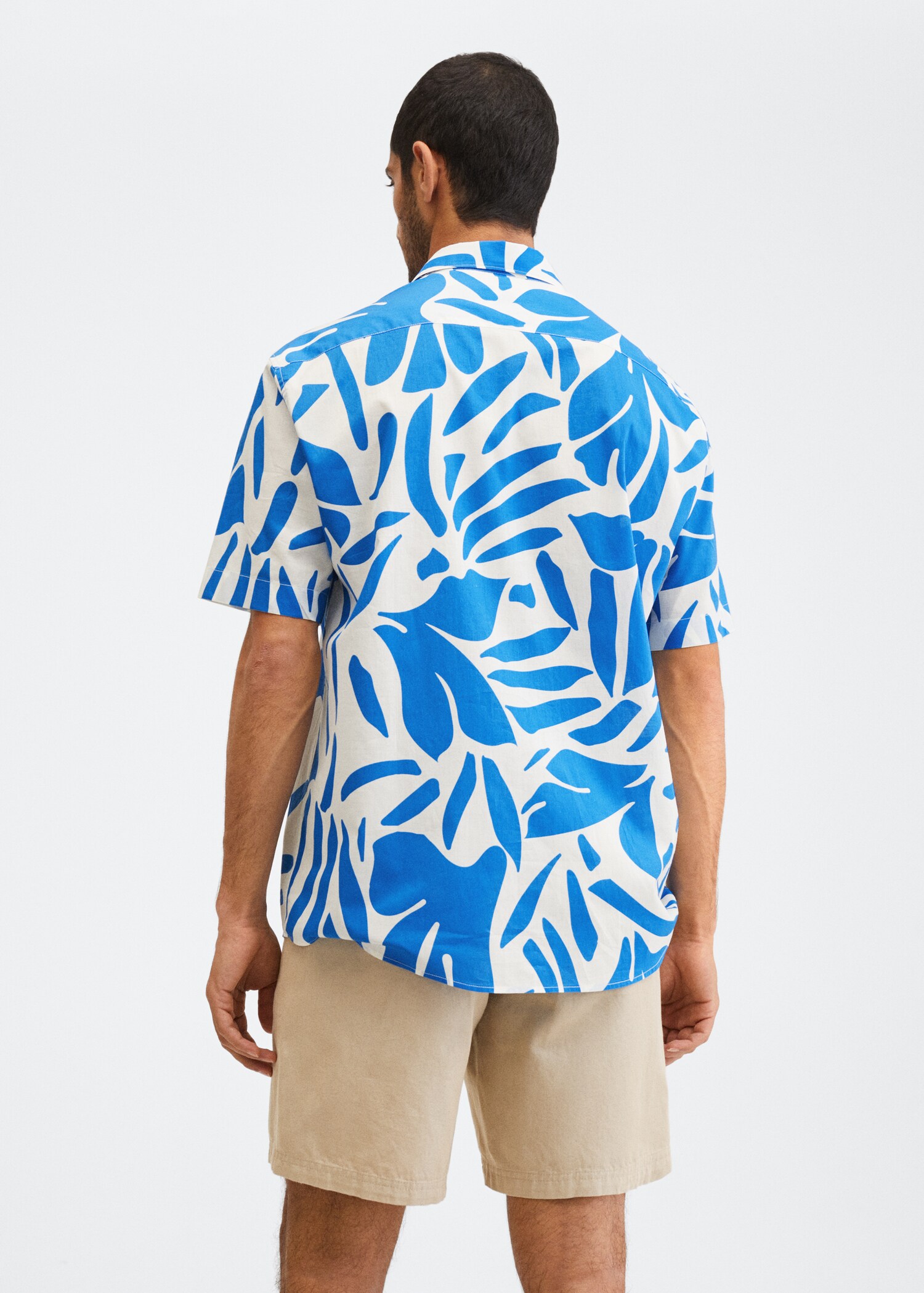 Printed cotton shirt - Reverse of the article
