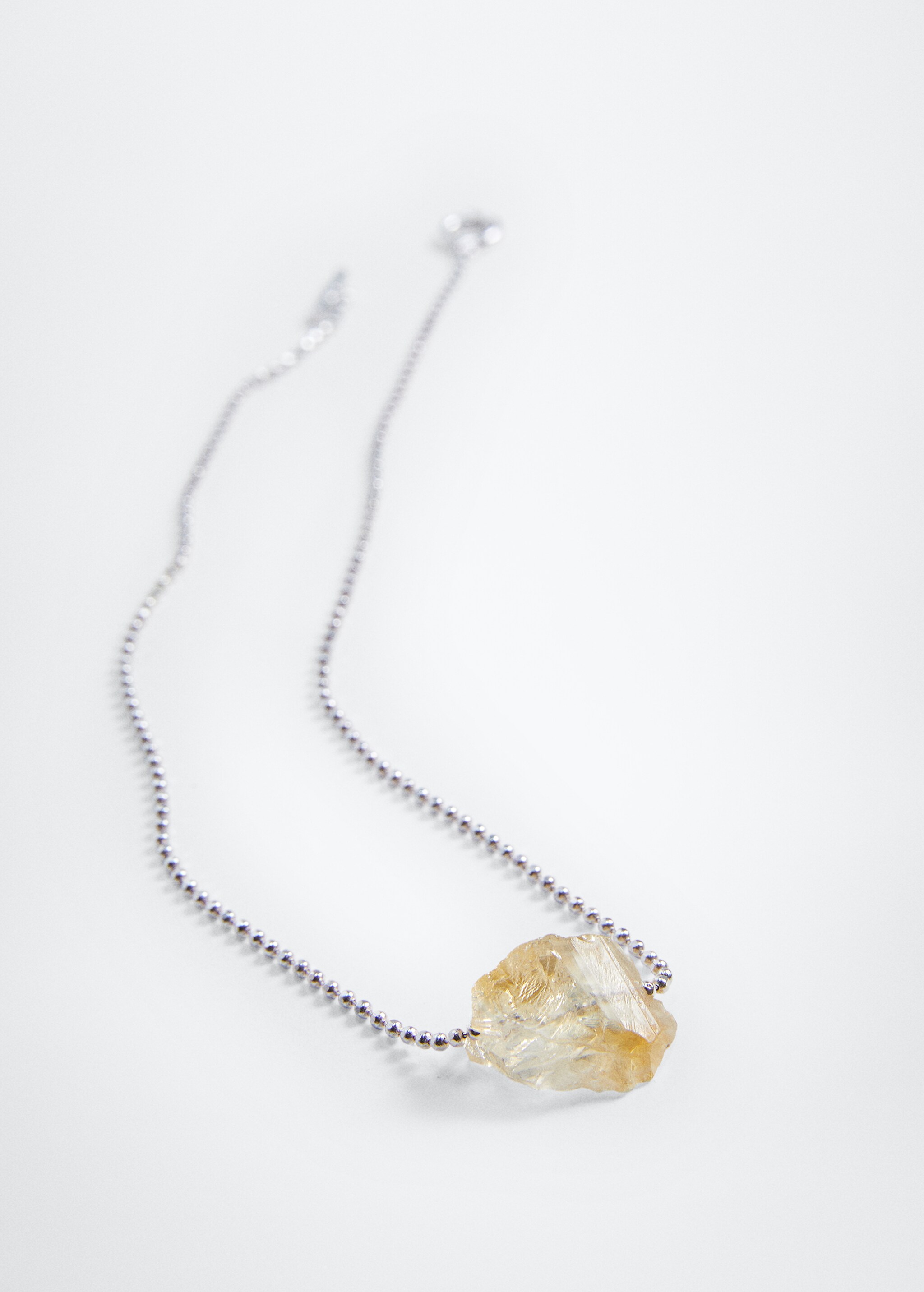 Stone pendant necklace - Medium plane