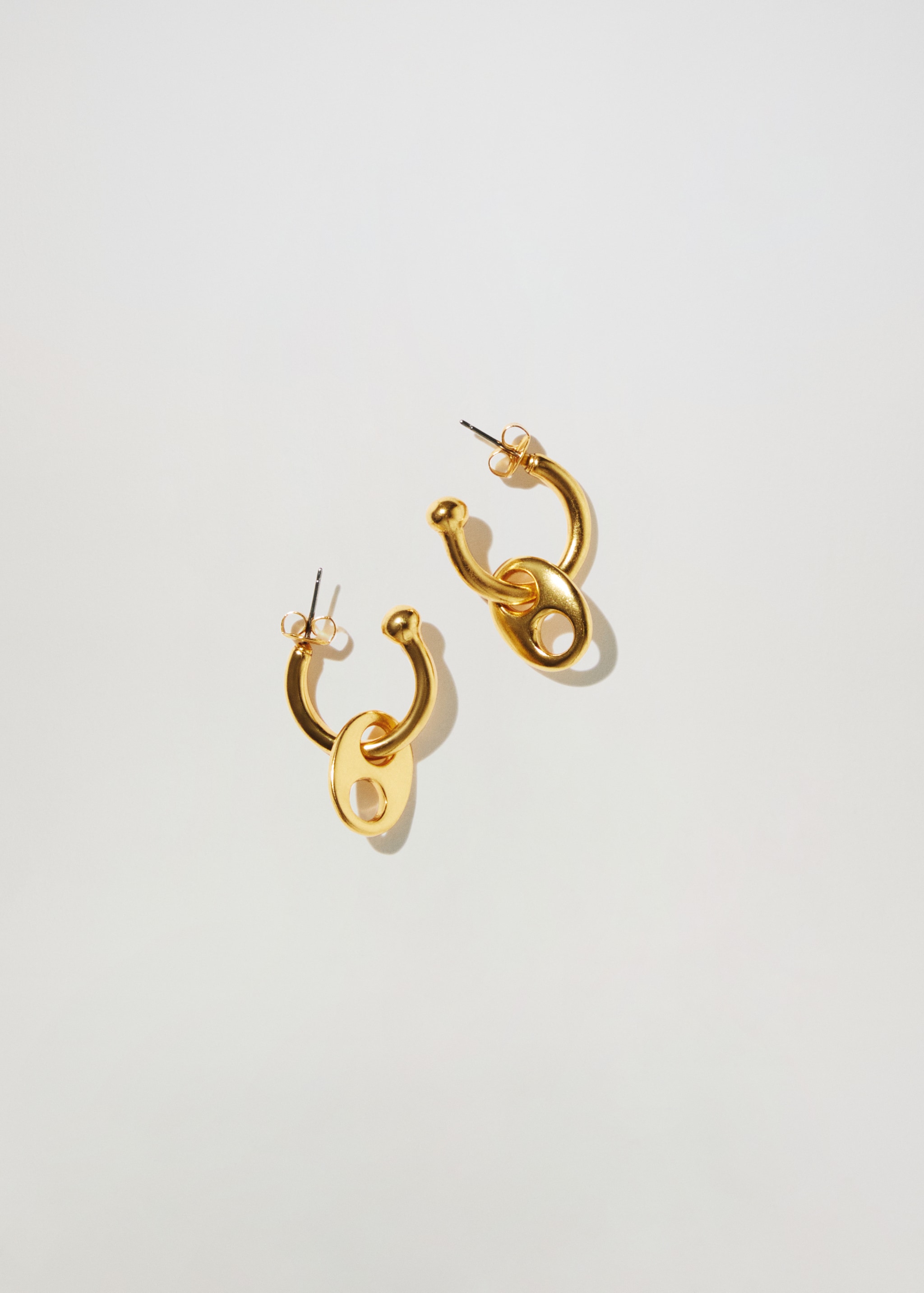 Hoop pendant earrings - Article without model