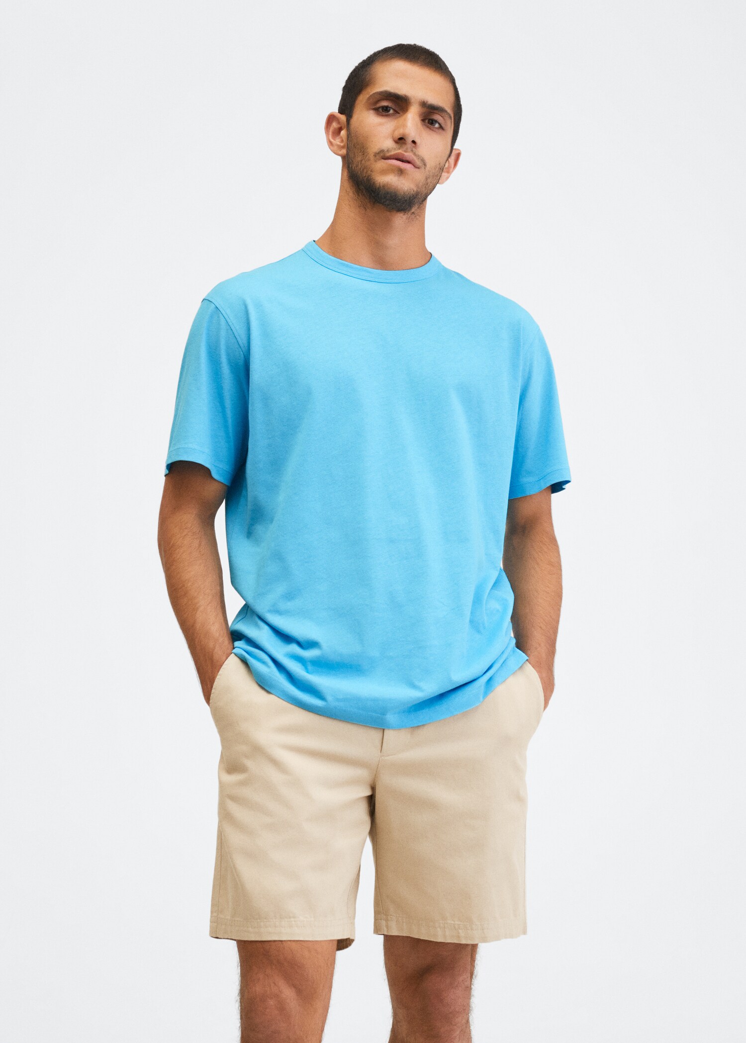 Light cotton t-shirt - Medium plane