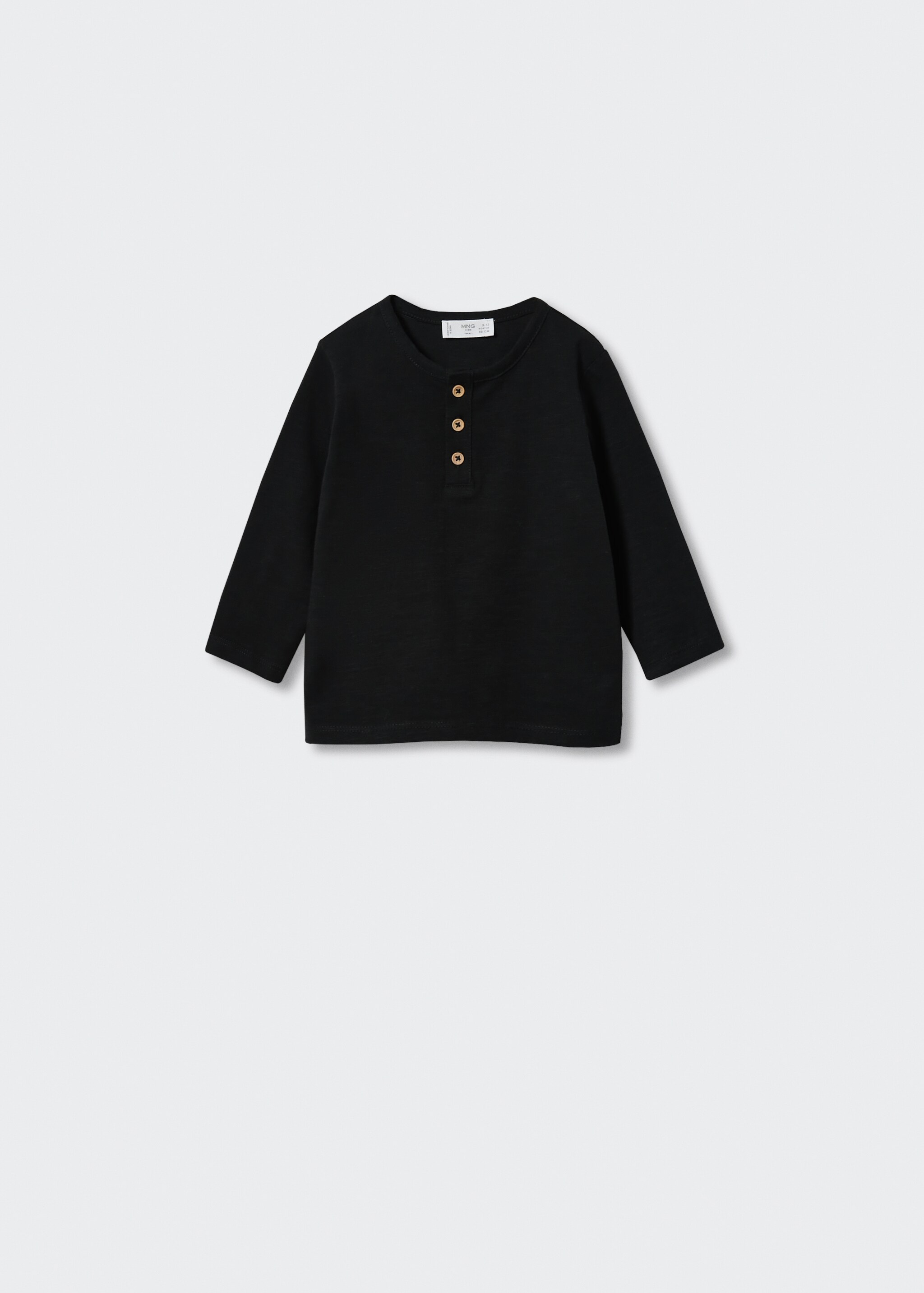 Buttoned long sleeve t-shirt - Article without model