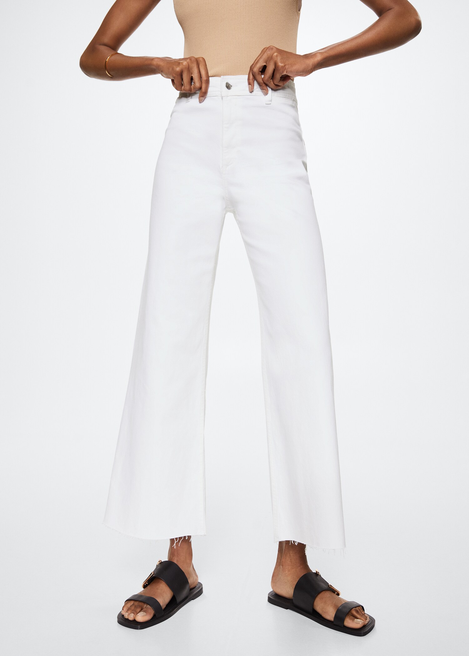 Culotte-Jeans mit hohem Bund - Detail des Artikels 2