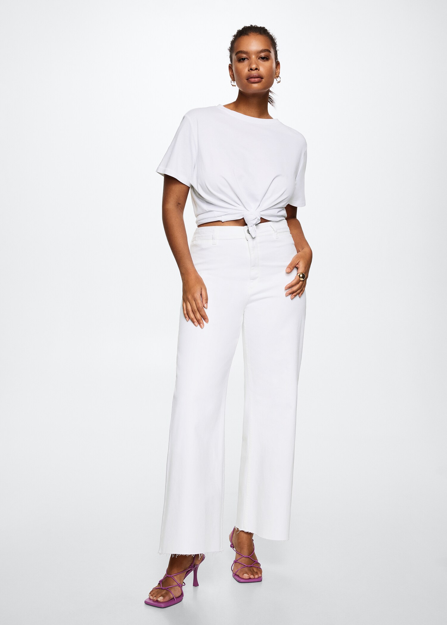 Culotte-Jeans mit hohem Bund - Detail des Artikels 4