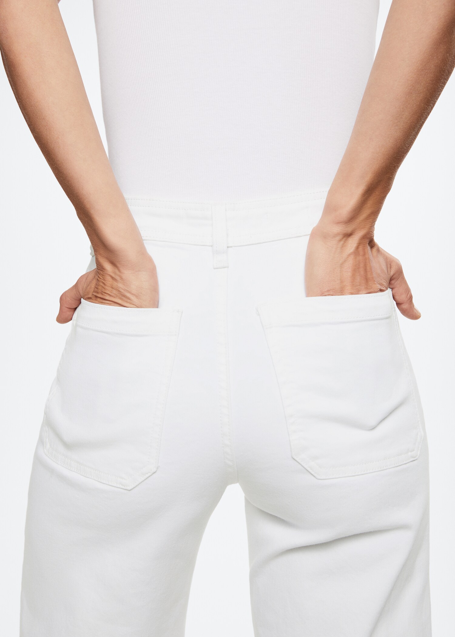 Culotte-Jeans mit hohem Bund - Detail des Artikels 6