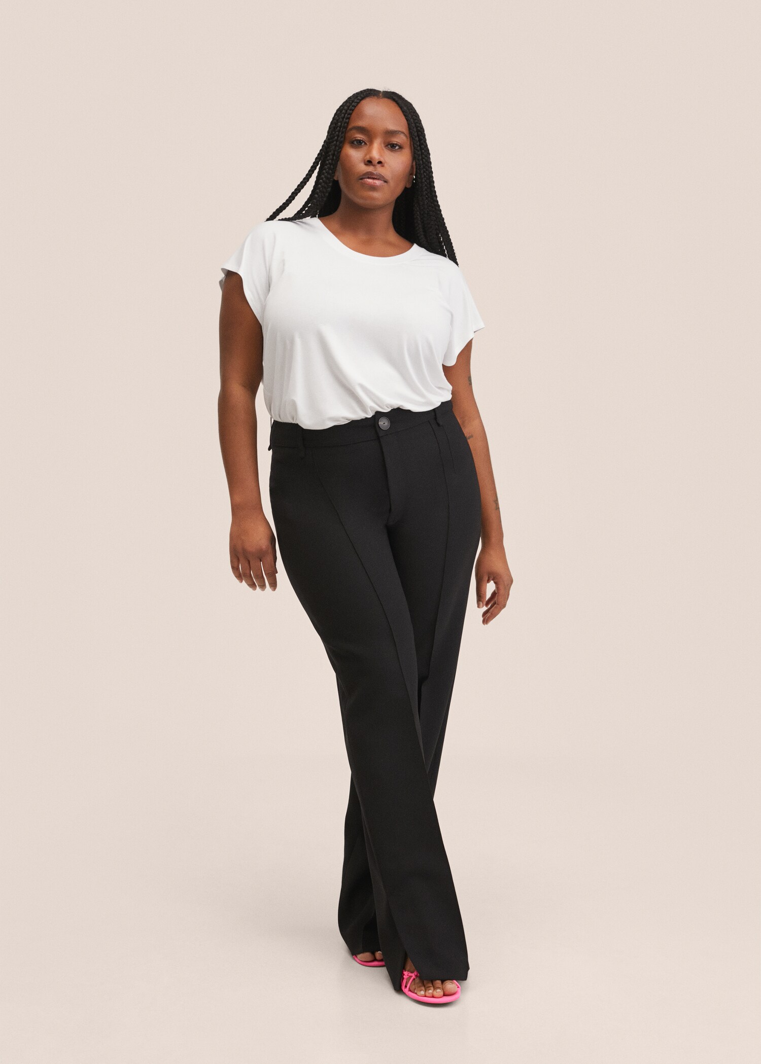Rounded neck t-shirt - Details of the article 3