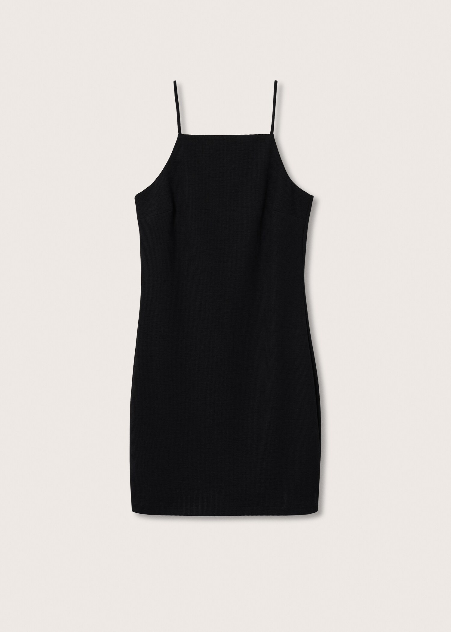 Tailored ribbed dress - Article without model