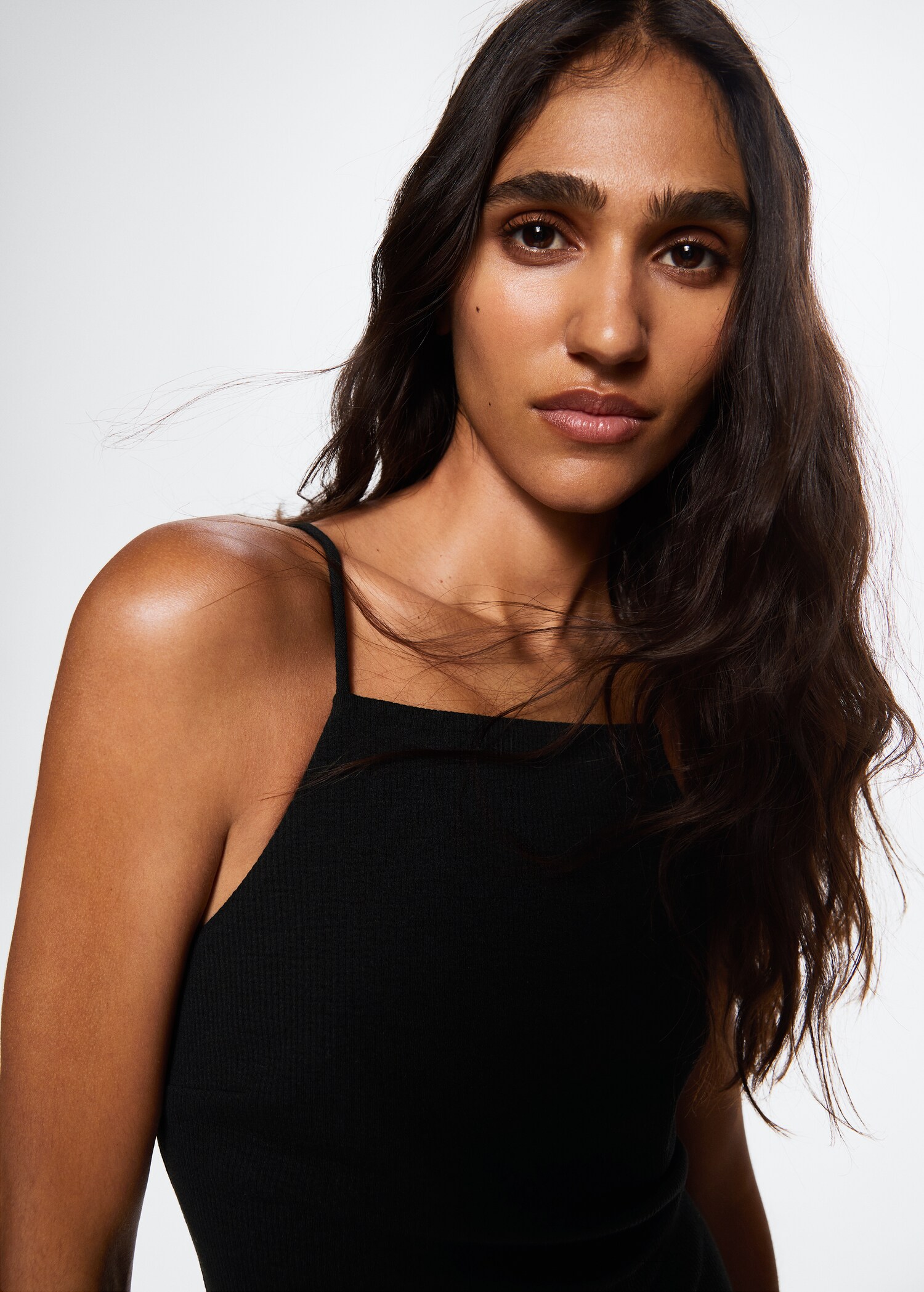 Tailored ribbed dress - Details of the article 1