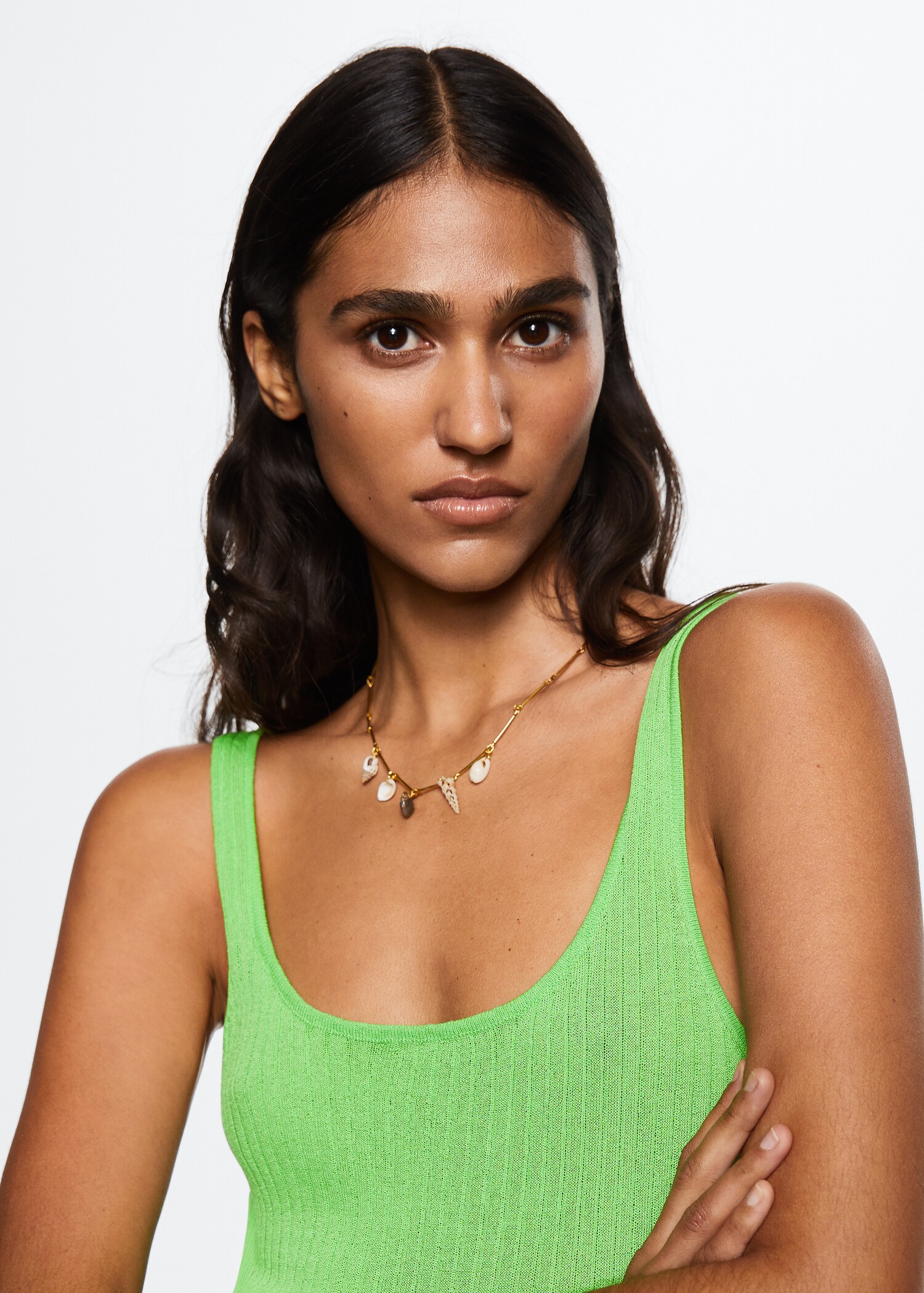Ribbed crop top - Details of the article 2