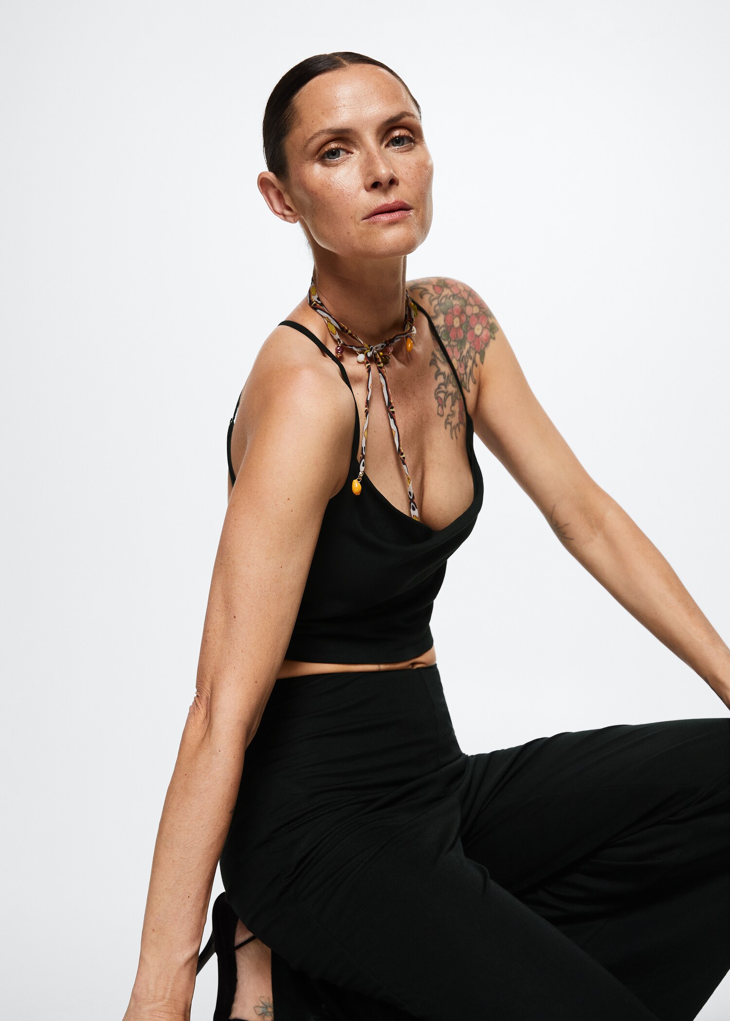 Wrap back top - Details of the article 1