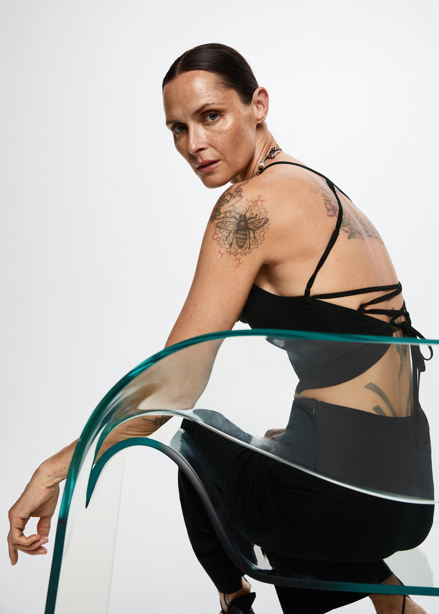 Wrap back top - Details of the article 2
