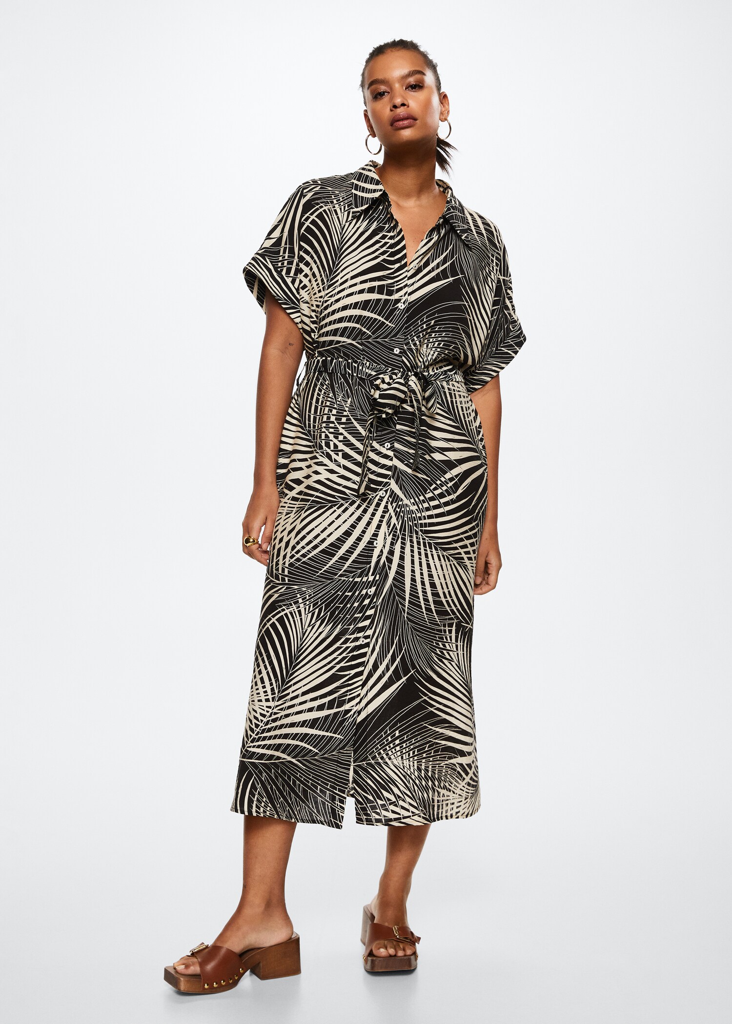Belt shirt dress - Details of the article 3