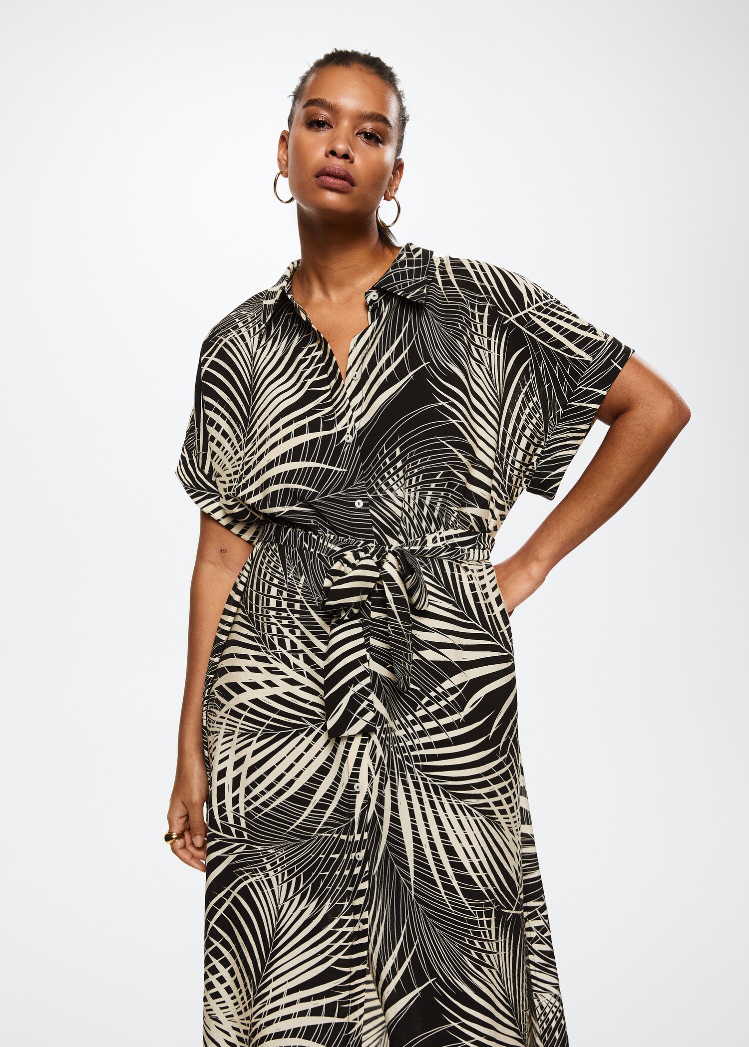 Belt shirt dress - Details of the article 5