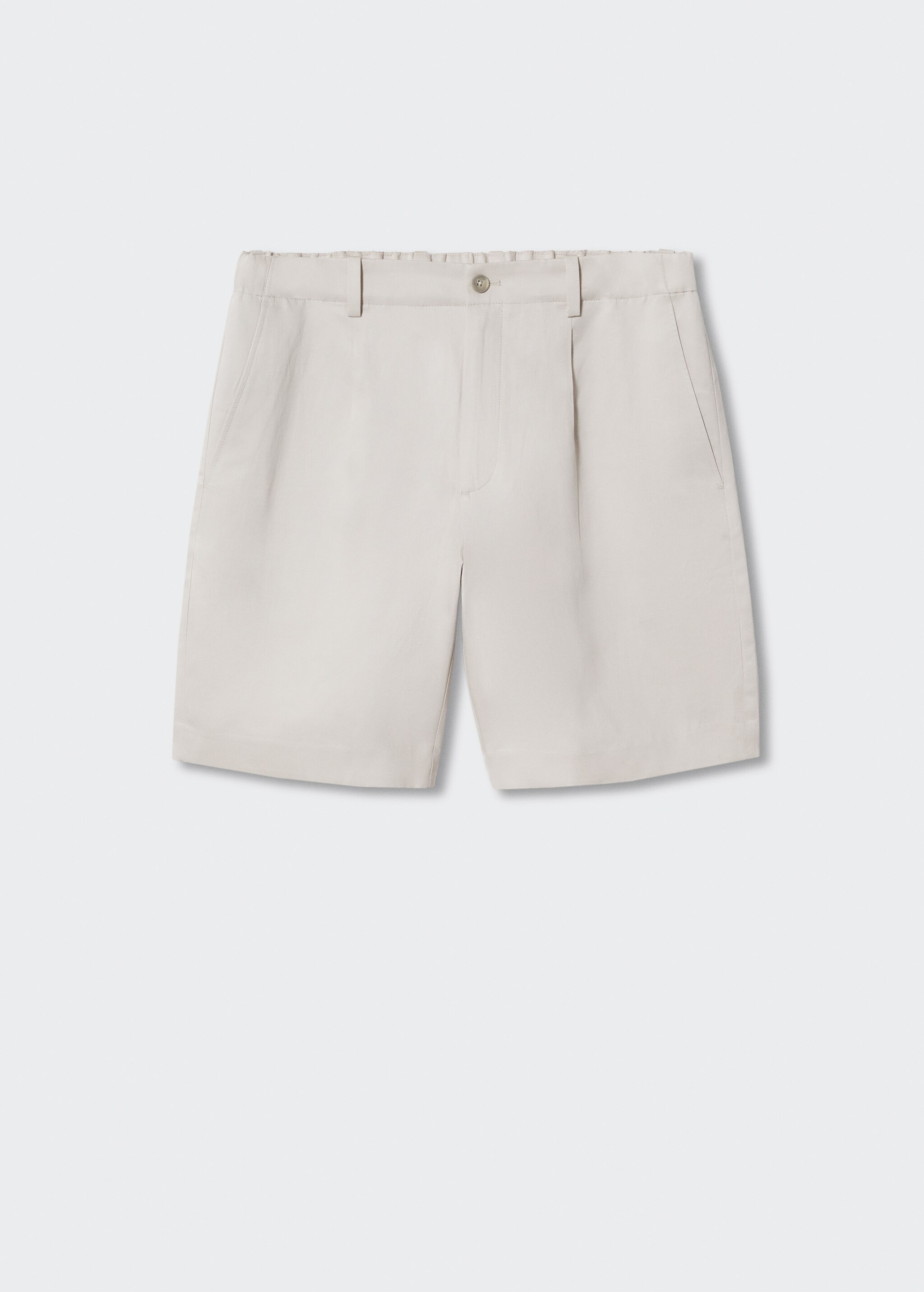 Linen lyocell Bermuda shorts - Article without model