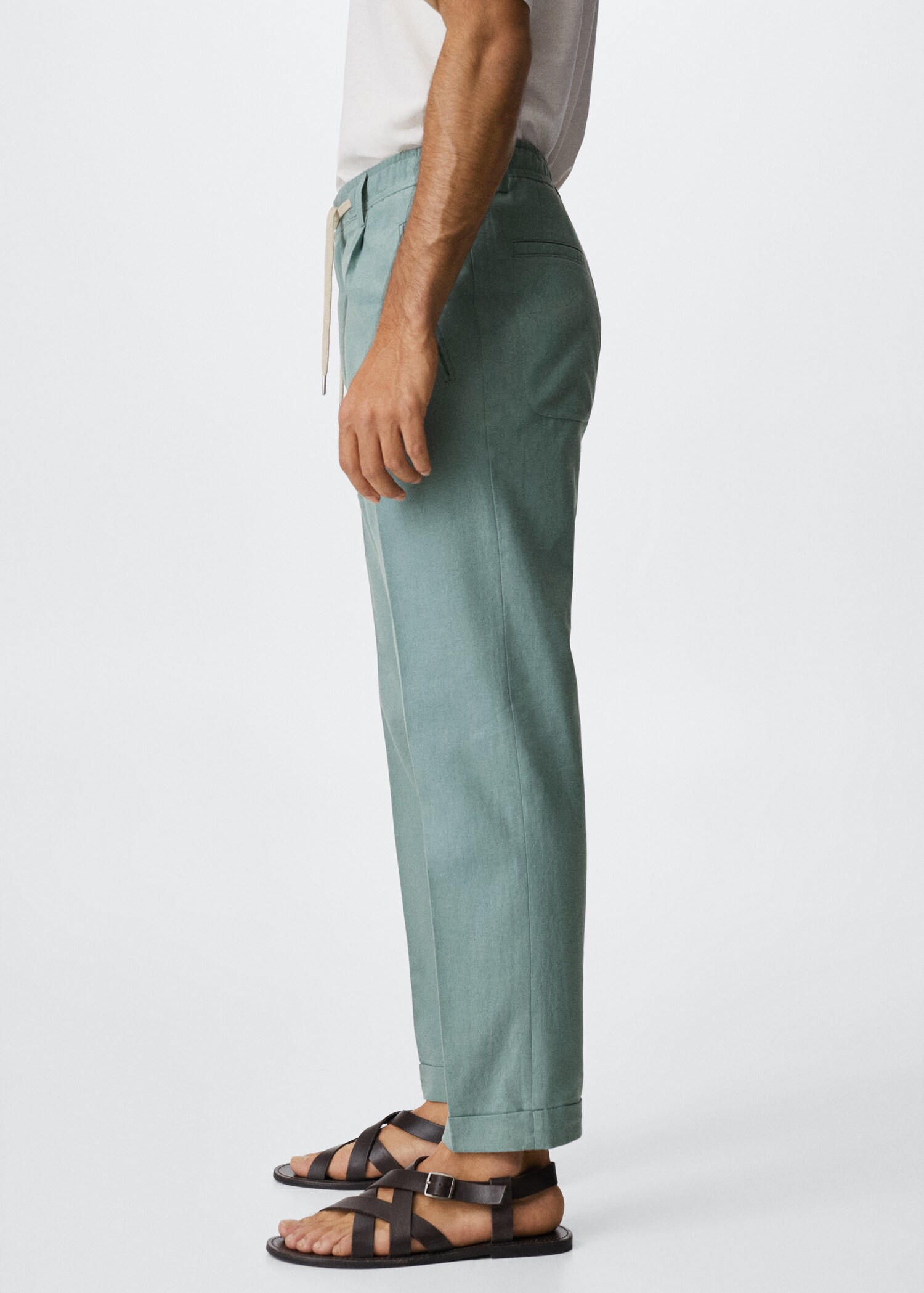 Relaxed-Leinenhose - Detail des Artikels 2