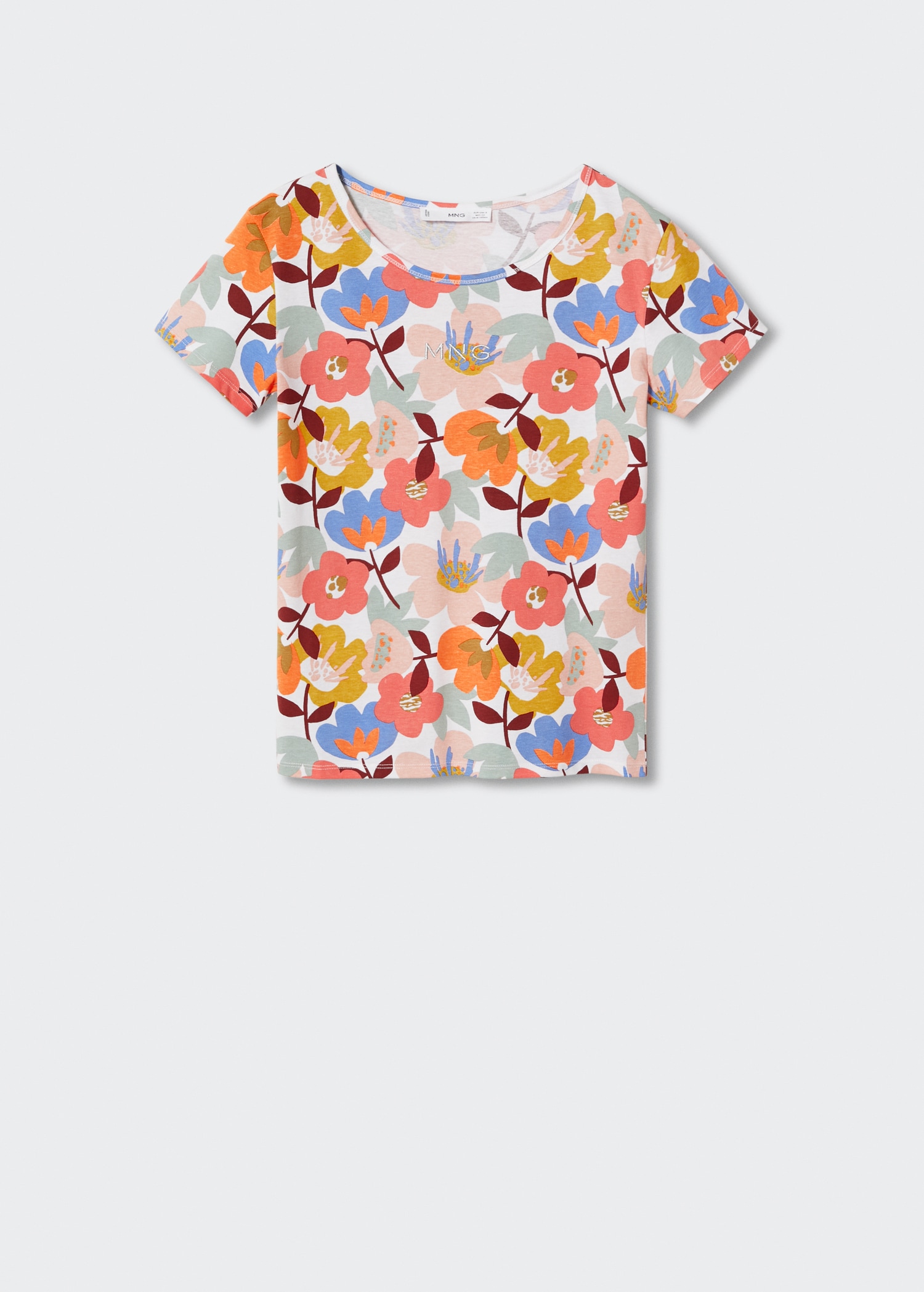 Bedrucktes Baumwoll-T-Shirt - Artikel ohne Model