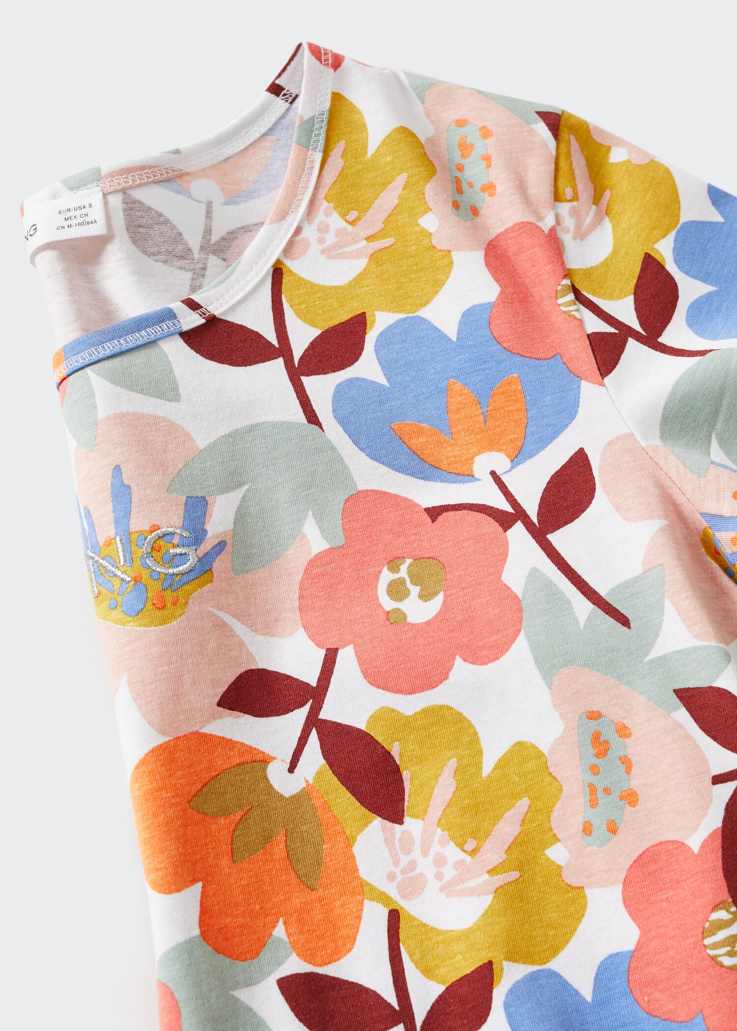 Bedrucktes Baumwoll-T-Shirt - Detail des Artikels 8