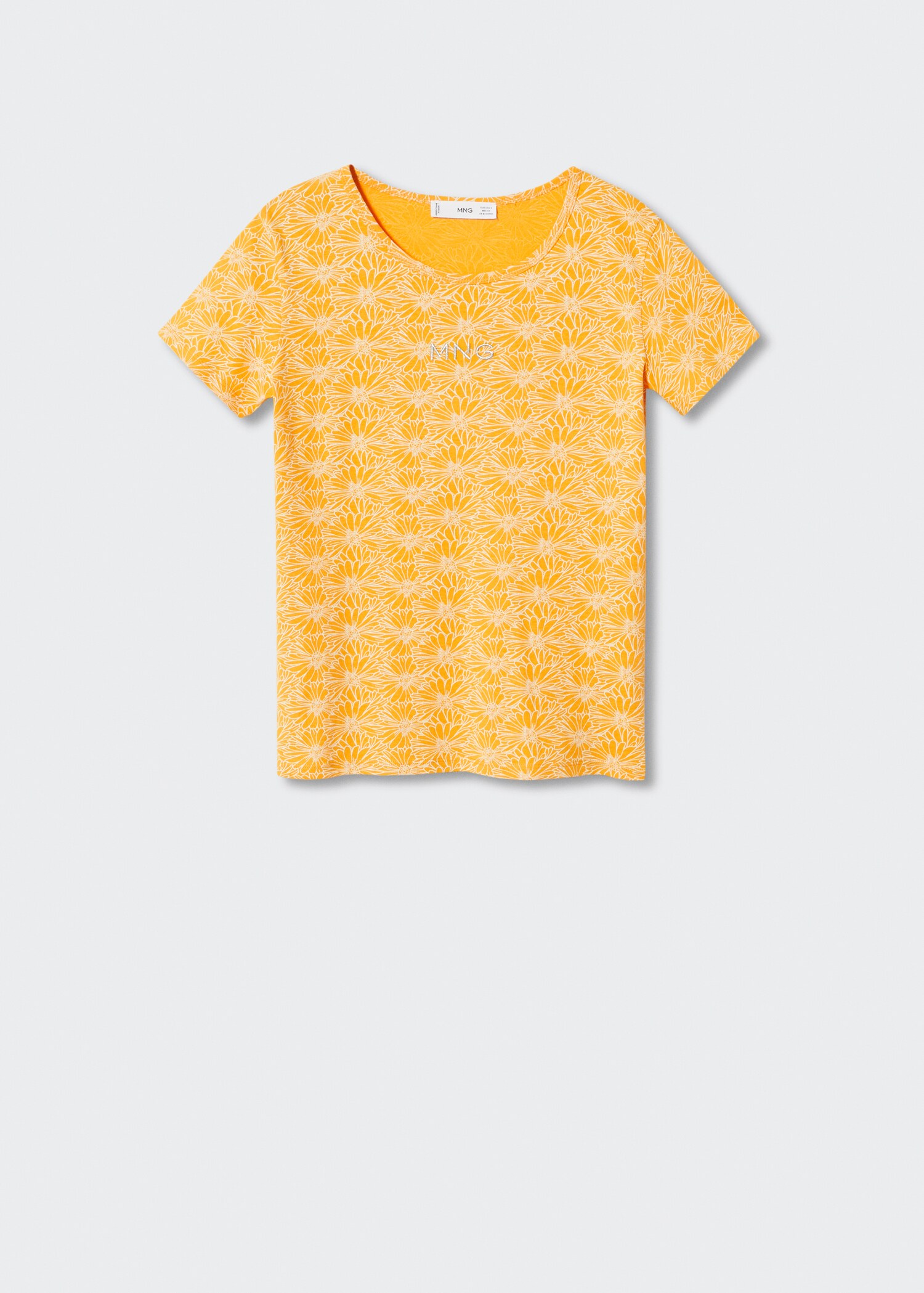 Bedrucktes Baumwoll-T-Shirt - Artikel ohne Model
