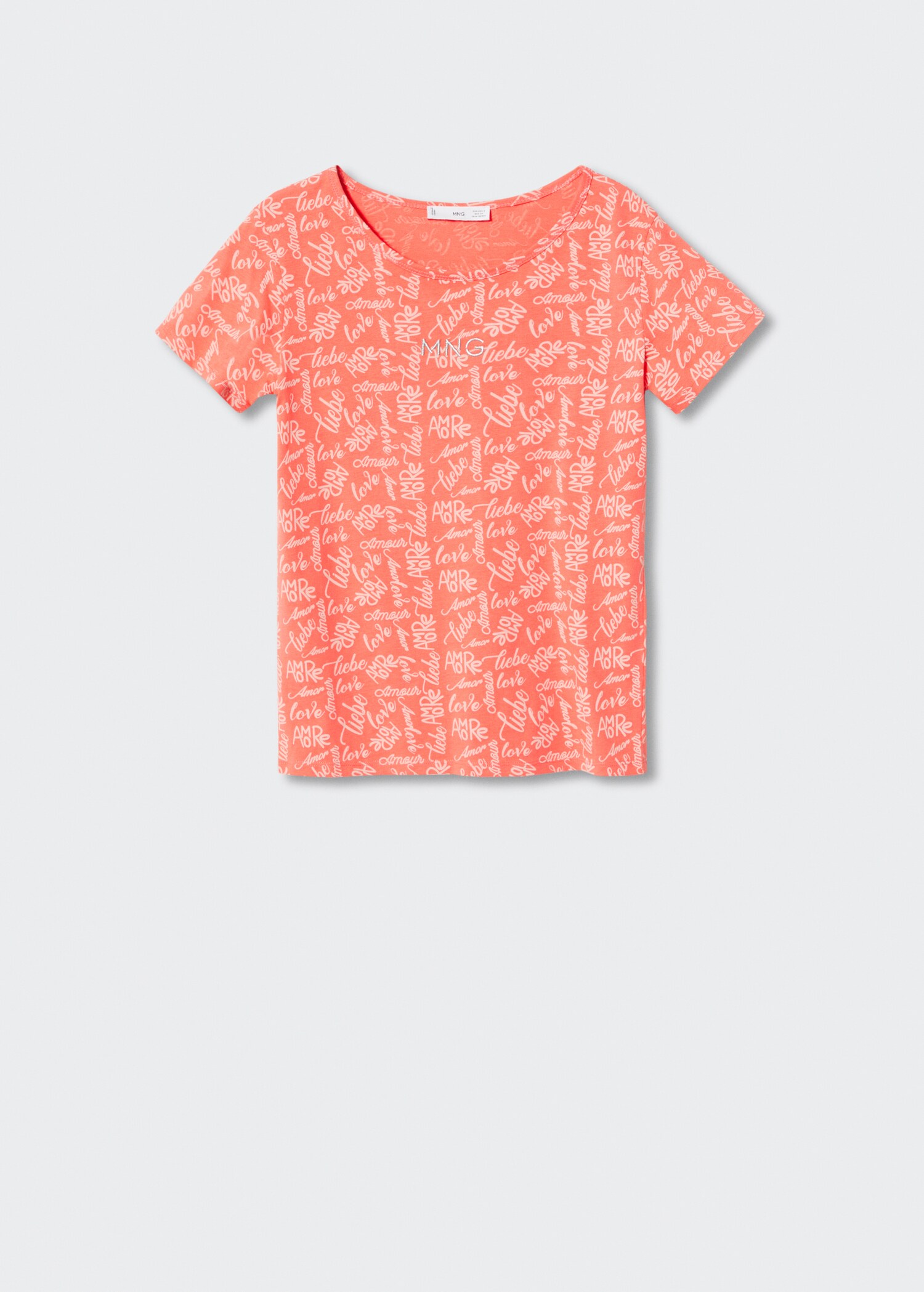 Bedrucktes Baumwoll-T-Shirt - Artikel ohne Model
