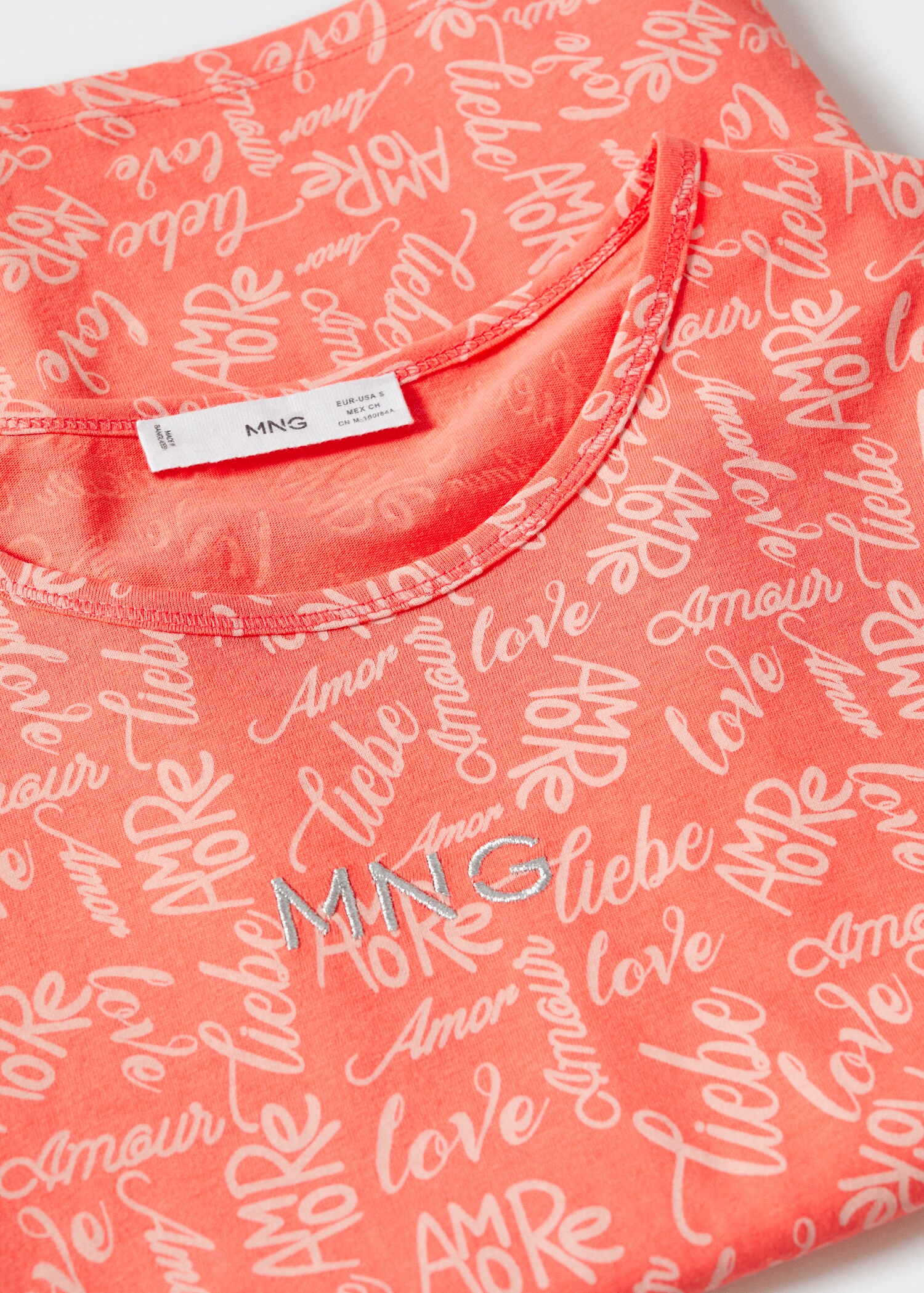 Bedrucktes Baumwoll-T-Shirt - Detail des Artikels 8