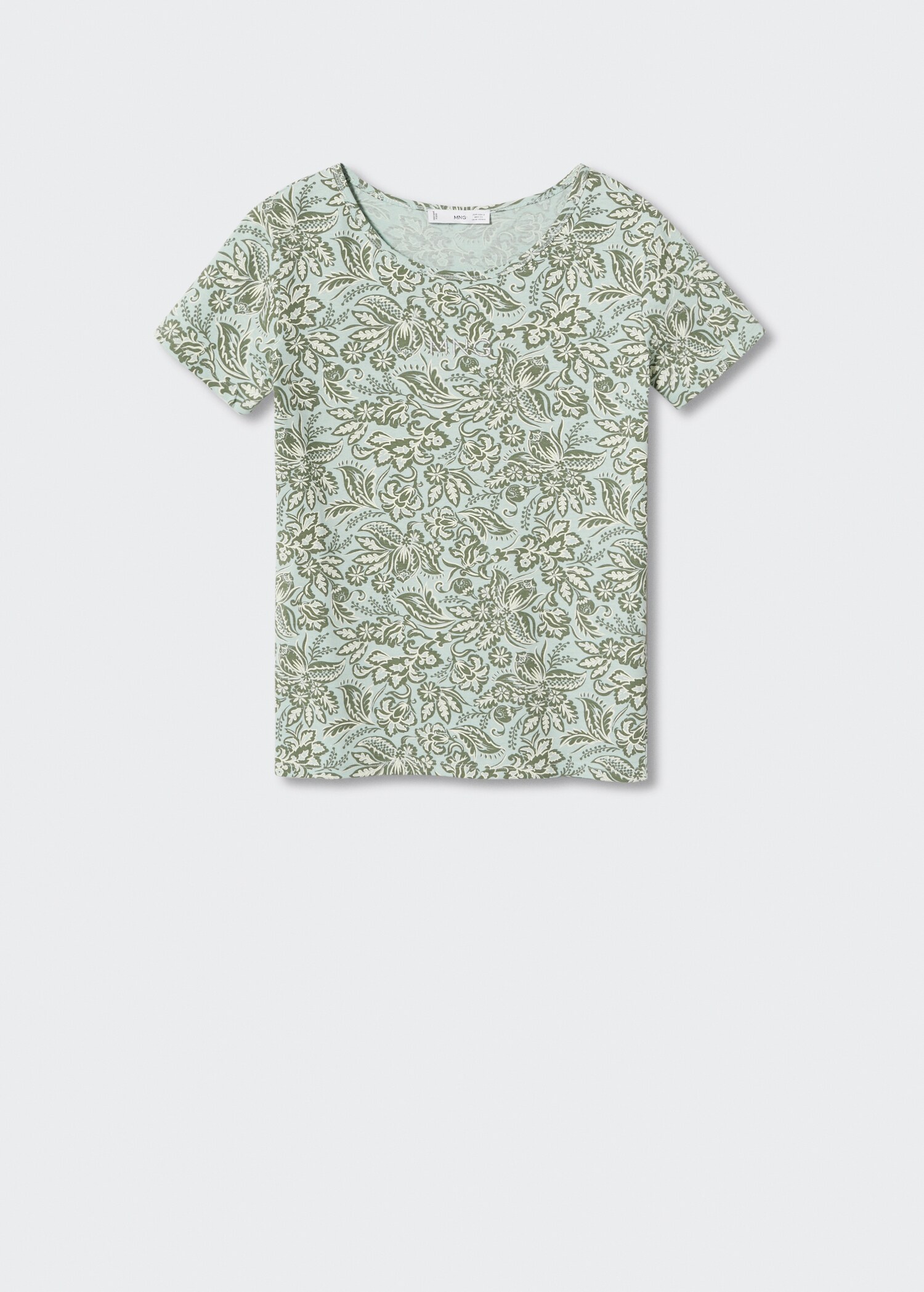Bedrucktes Baumwoll-T-Shirt - Artikel ohne Model
