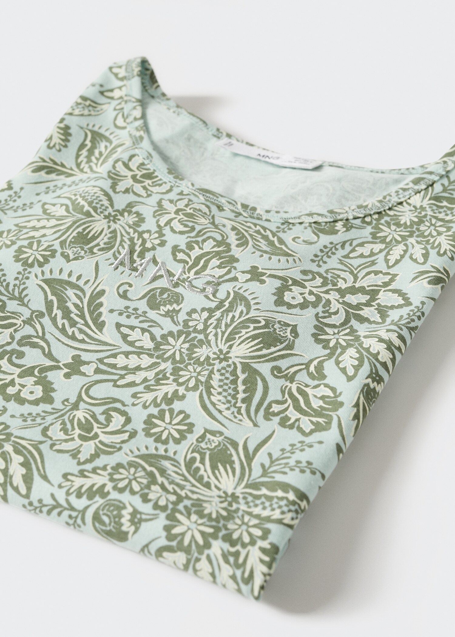 Bedrucktes Baumwoll-T-Shirt - Detail des Artikels 8
