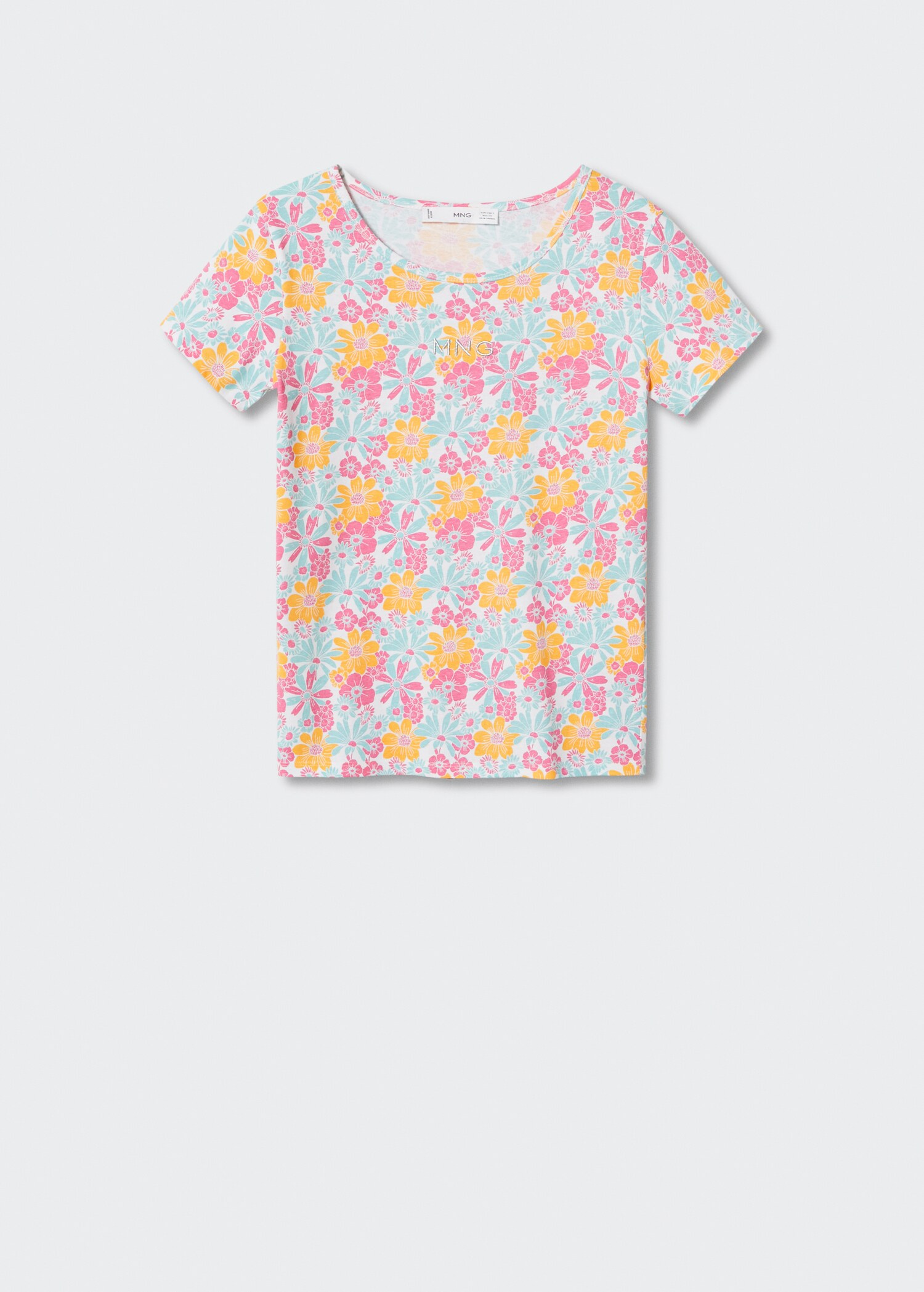 Bedrucktes Baumwoll-T-Shirt - Artikel ohne Model