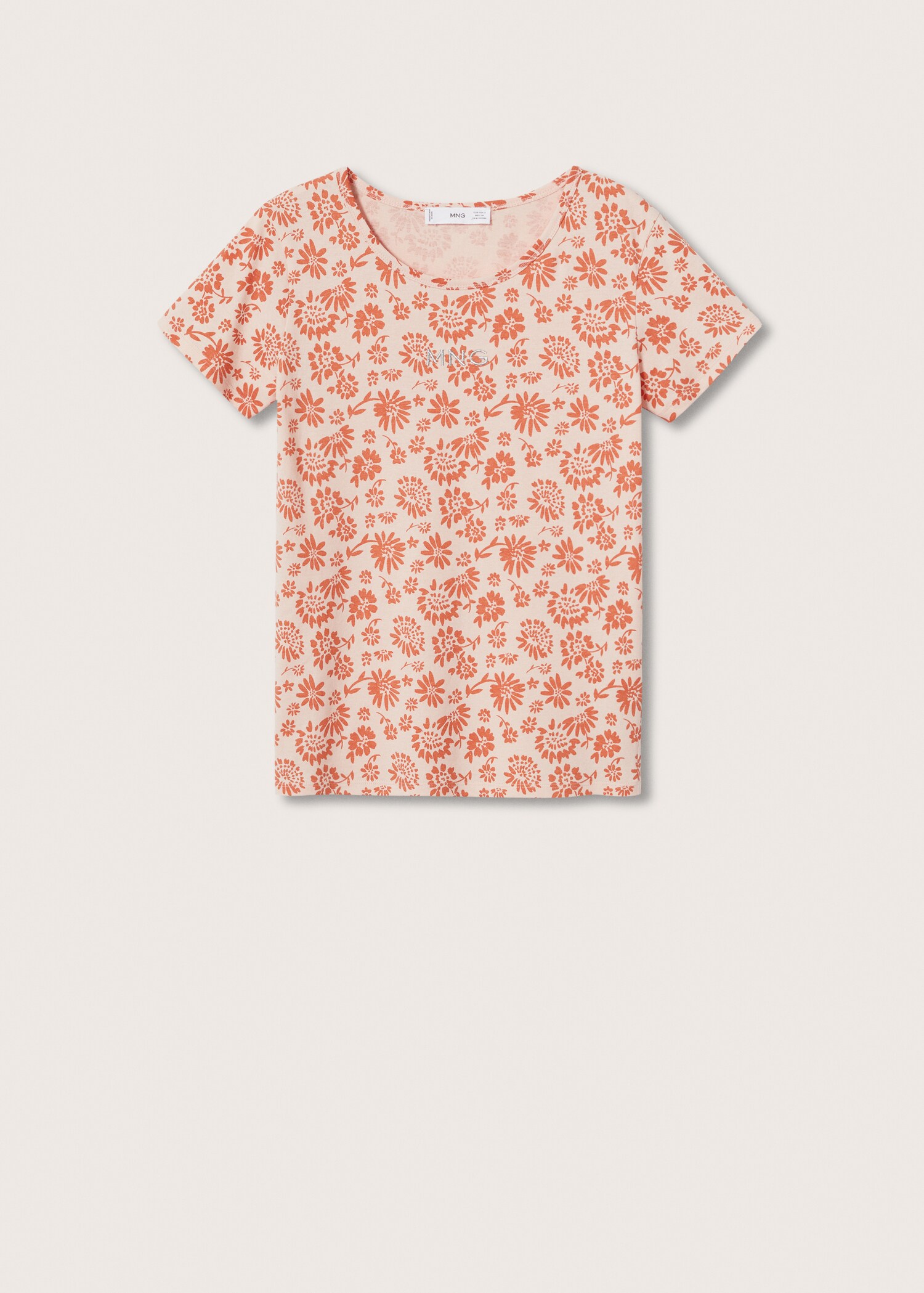Bedrucktes Baumwoll-T-Shirt - Artikel ohne Model