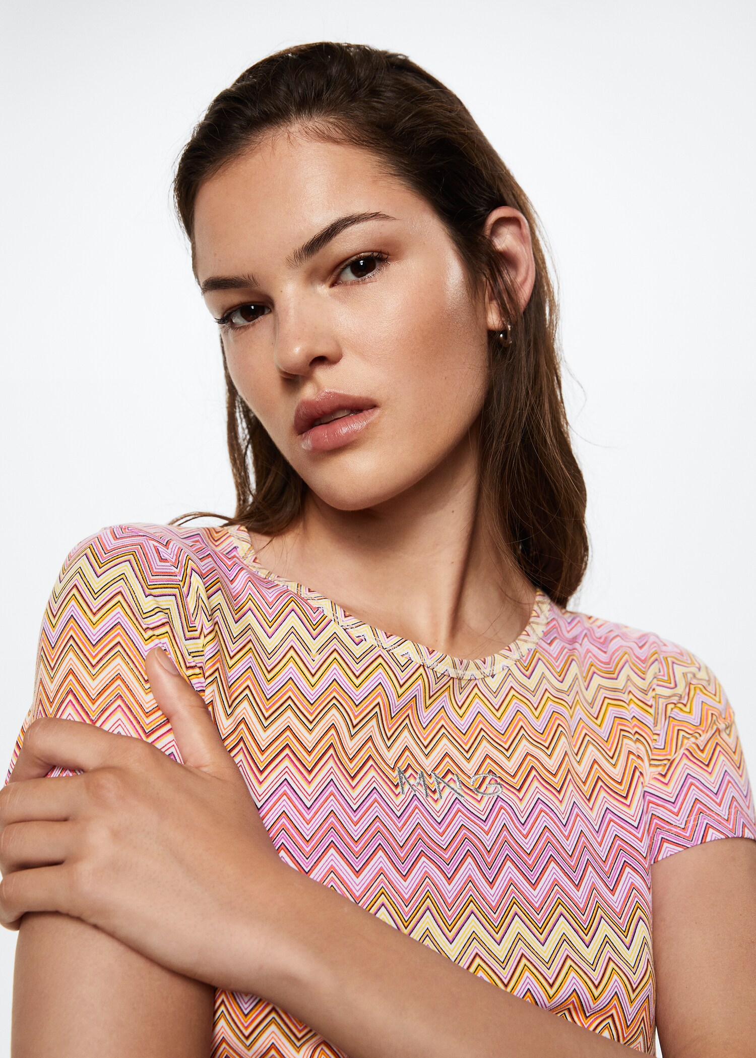 Bedrucktes Baumwoll-T-Shirt - Detail des Artikels 1