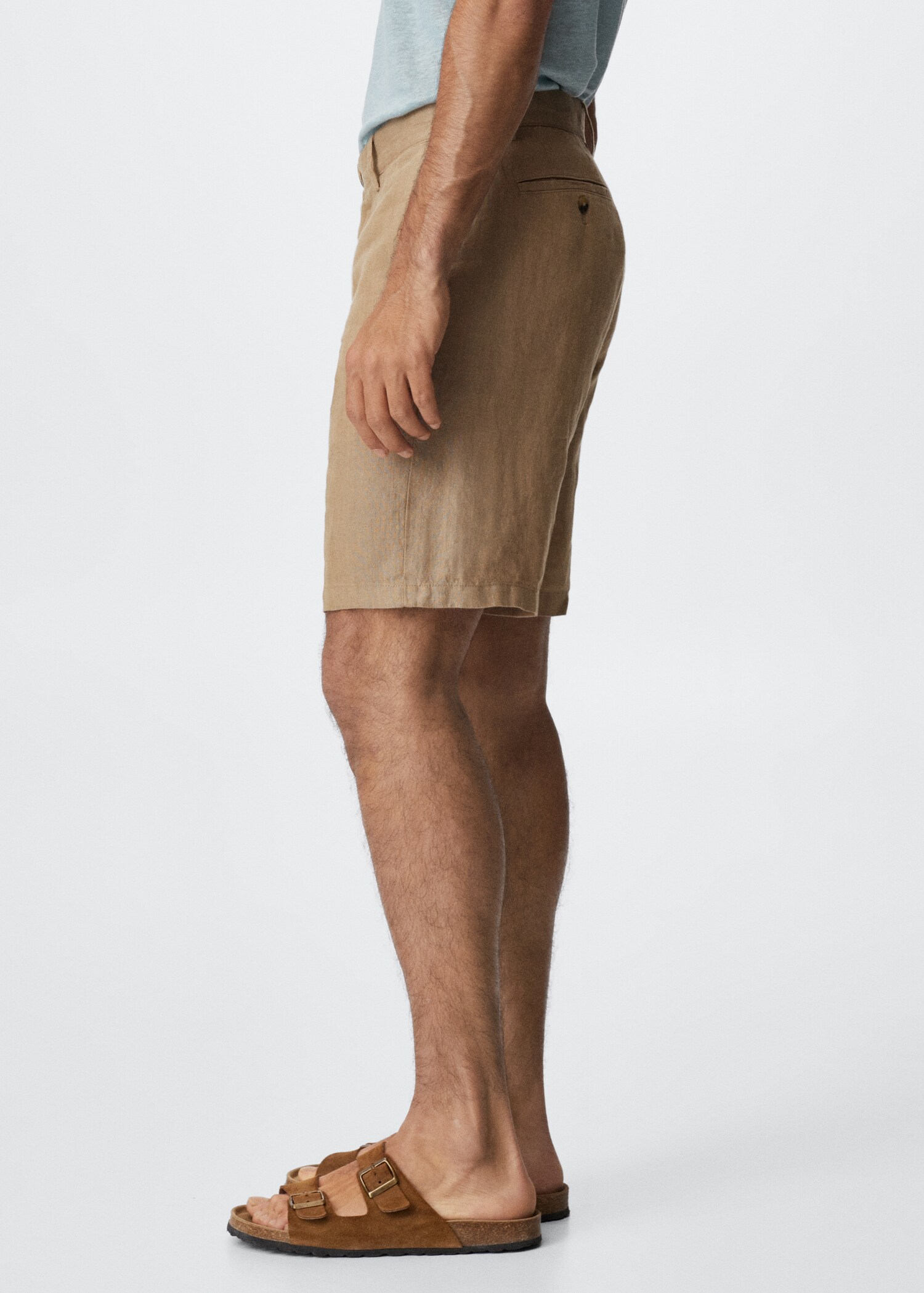 100% linen shorts - Details of the article 2