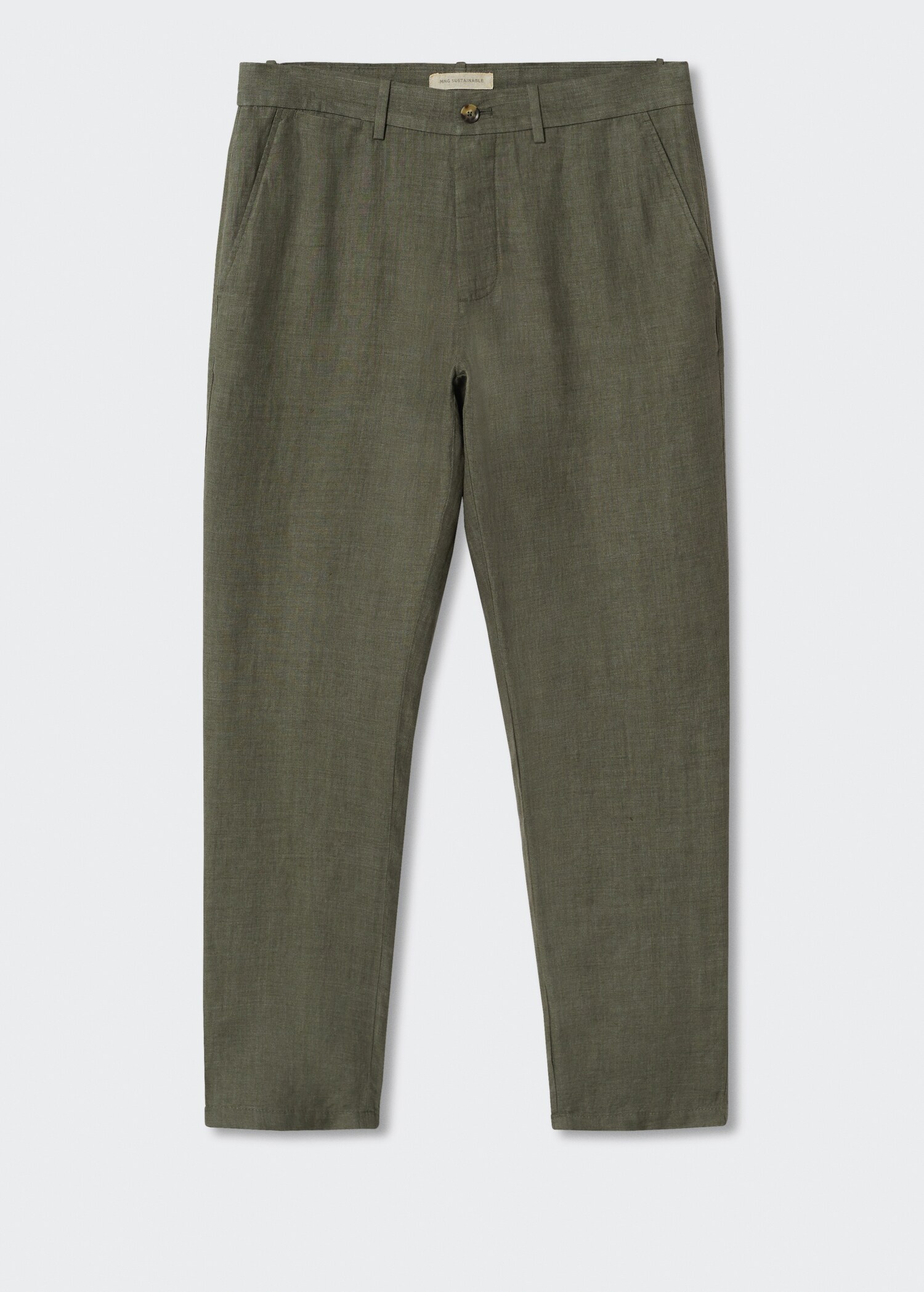 Slim fit linen trousers - Article without model