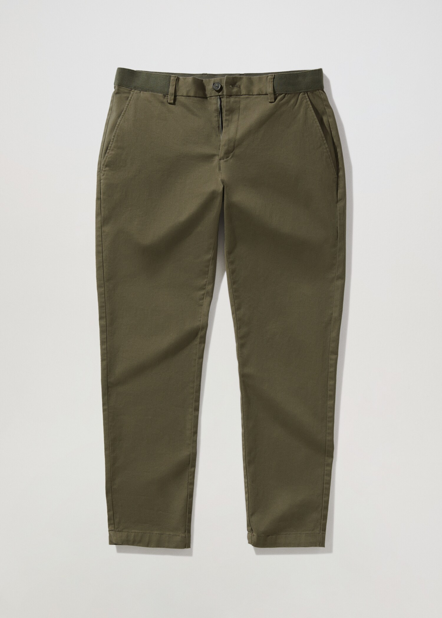 Cotton tapered crop pants - Article without model
