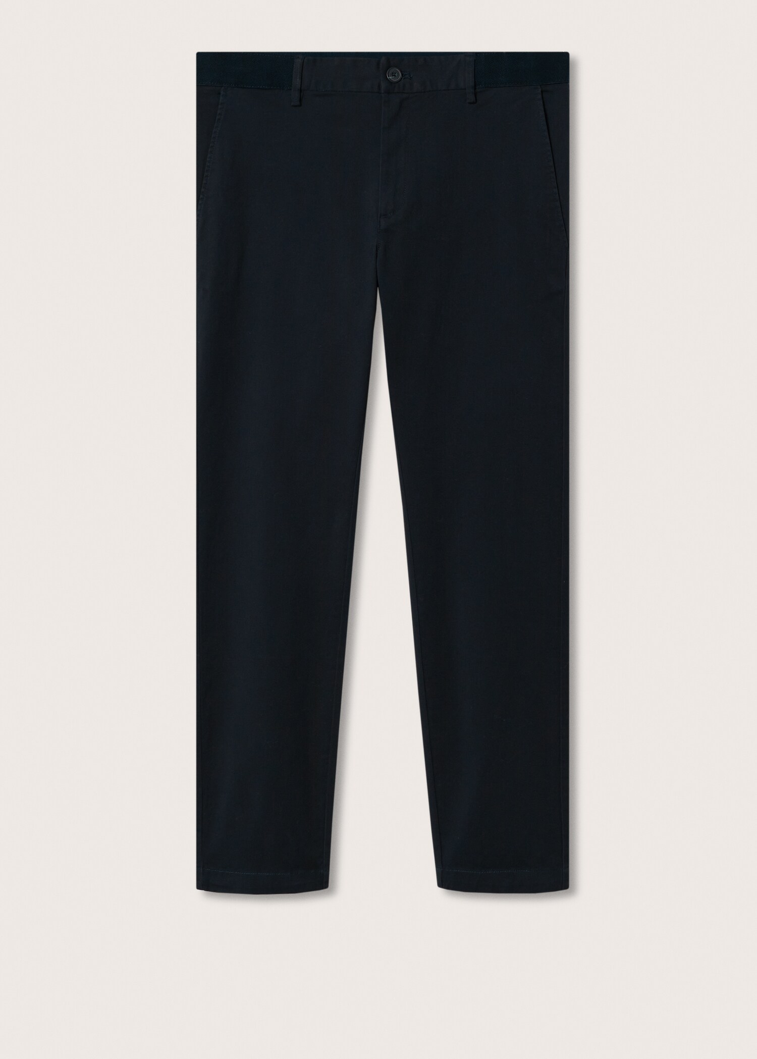 Cotton tapered crop pants - Article without model