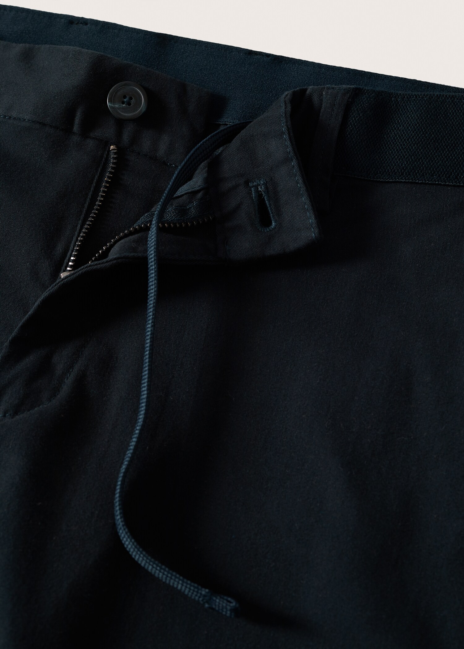 Cotton tapered crop pants - Details of the article 8