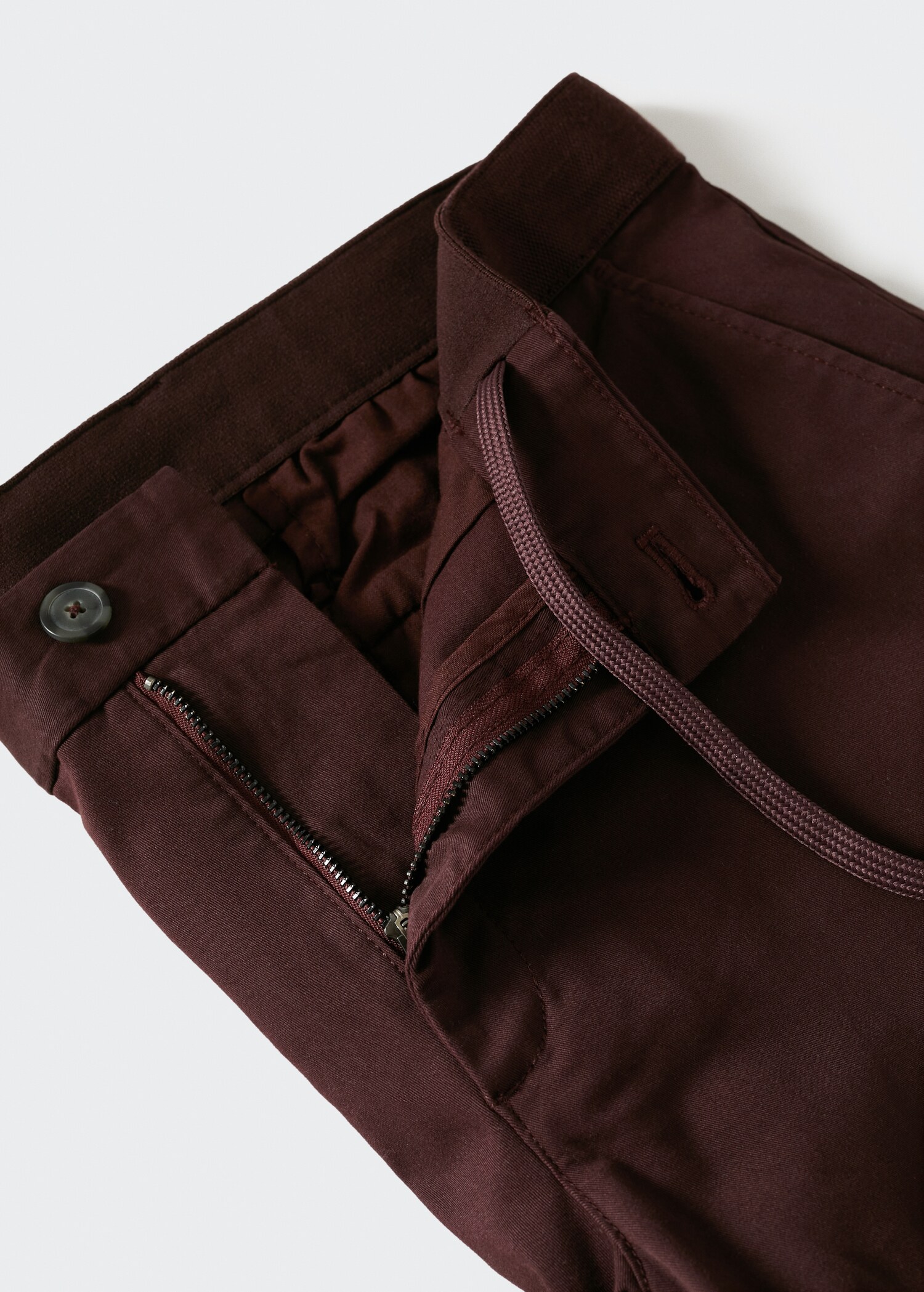 Cotton tapered crop pants - Details of the article 8