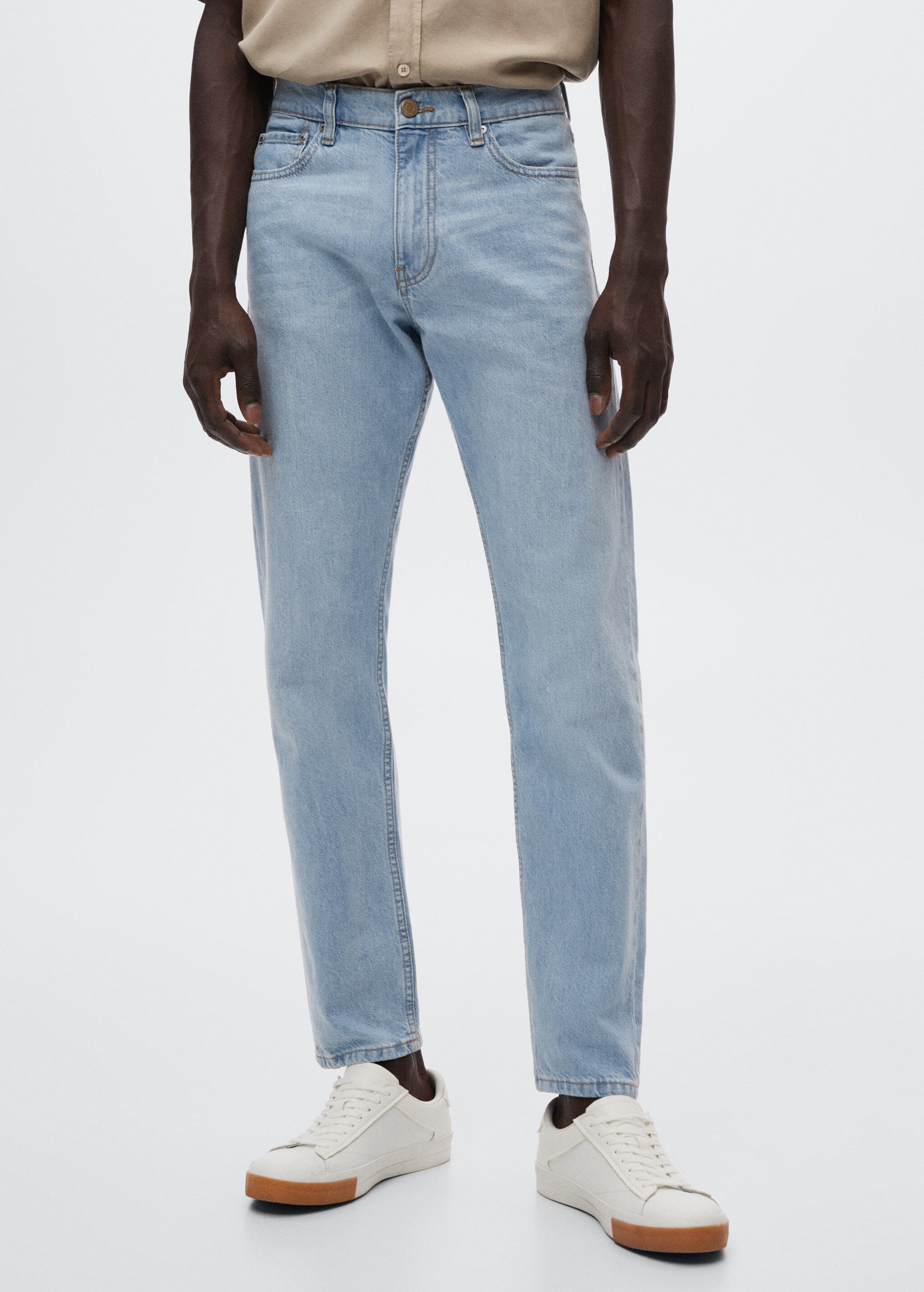 Bob straight-fit jeans - Medium plane