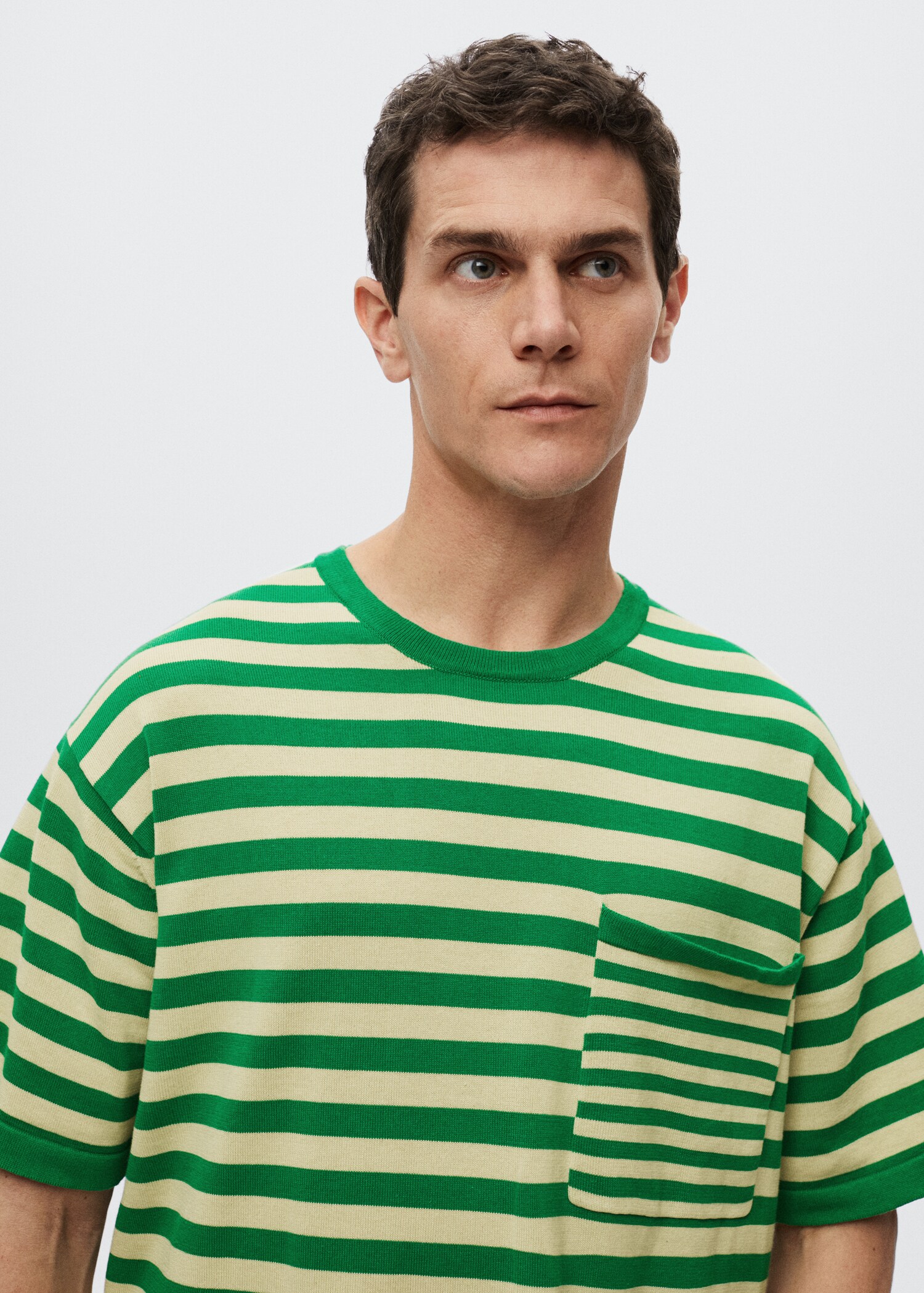 Striped jersey T-shirt - Details of the article 1