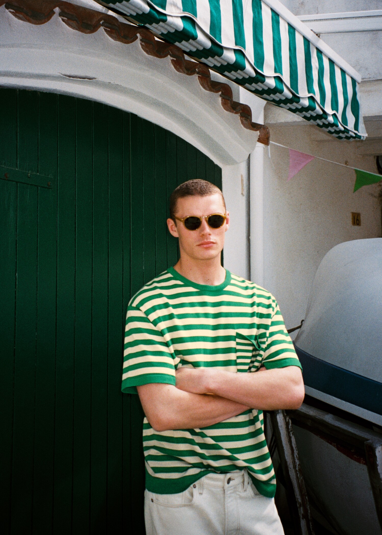 Striped jersey T-shirt - Details of the article 5