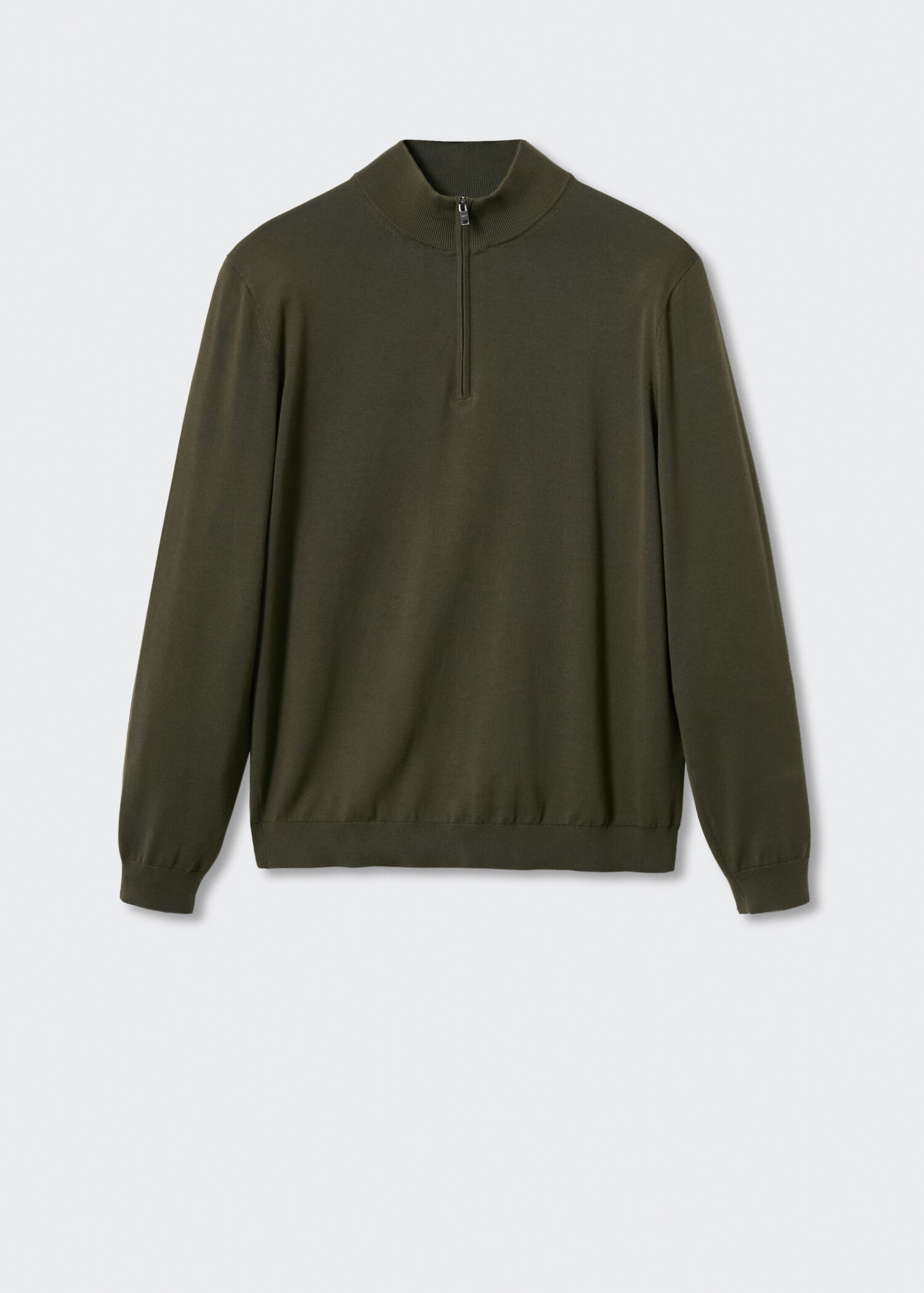 Baumwollpullover mit Reißverschluss - Artikel ohne Model