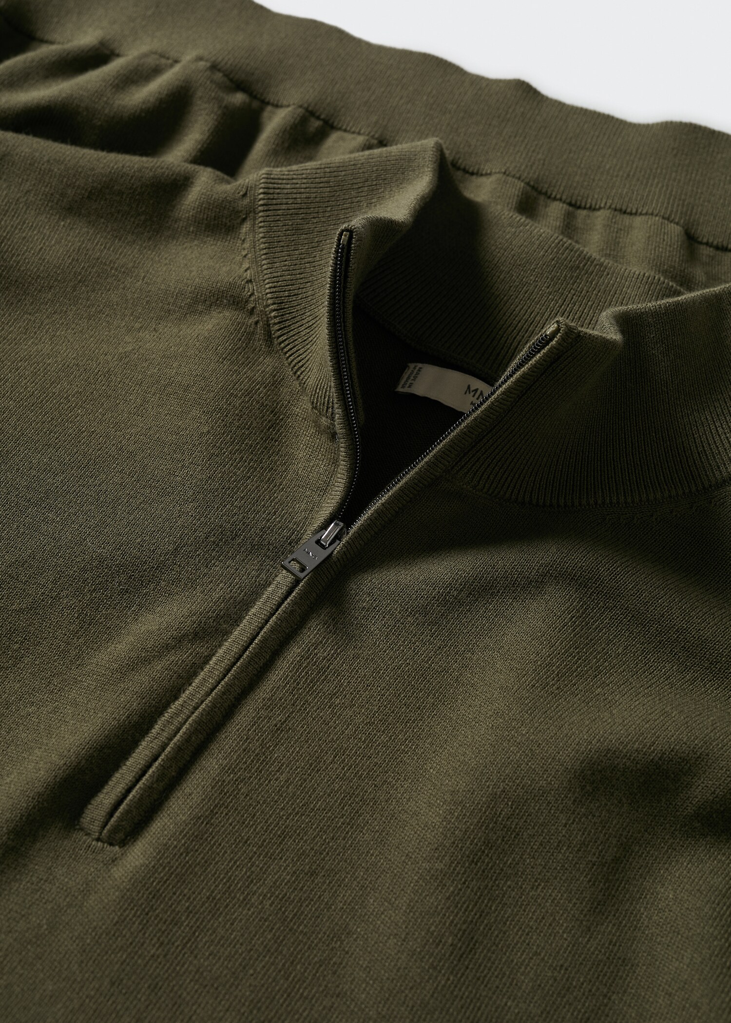 Baumwollpullover mit Reißverschluss - Detail des Artikels 8