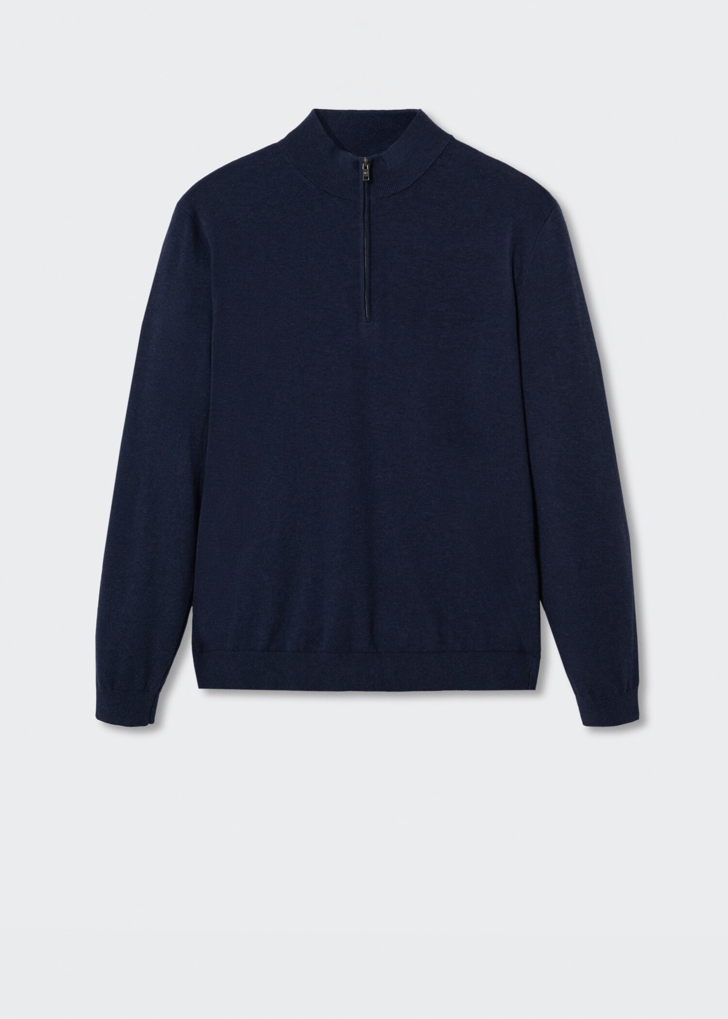 Baumwollpullover mit Reißverschluss - Artikel ohne Model